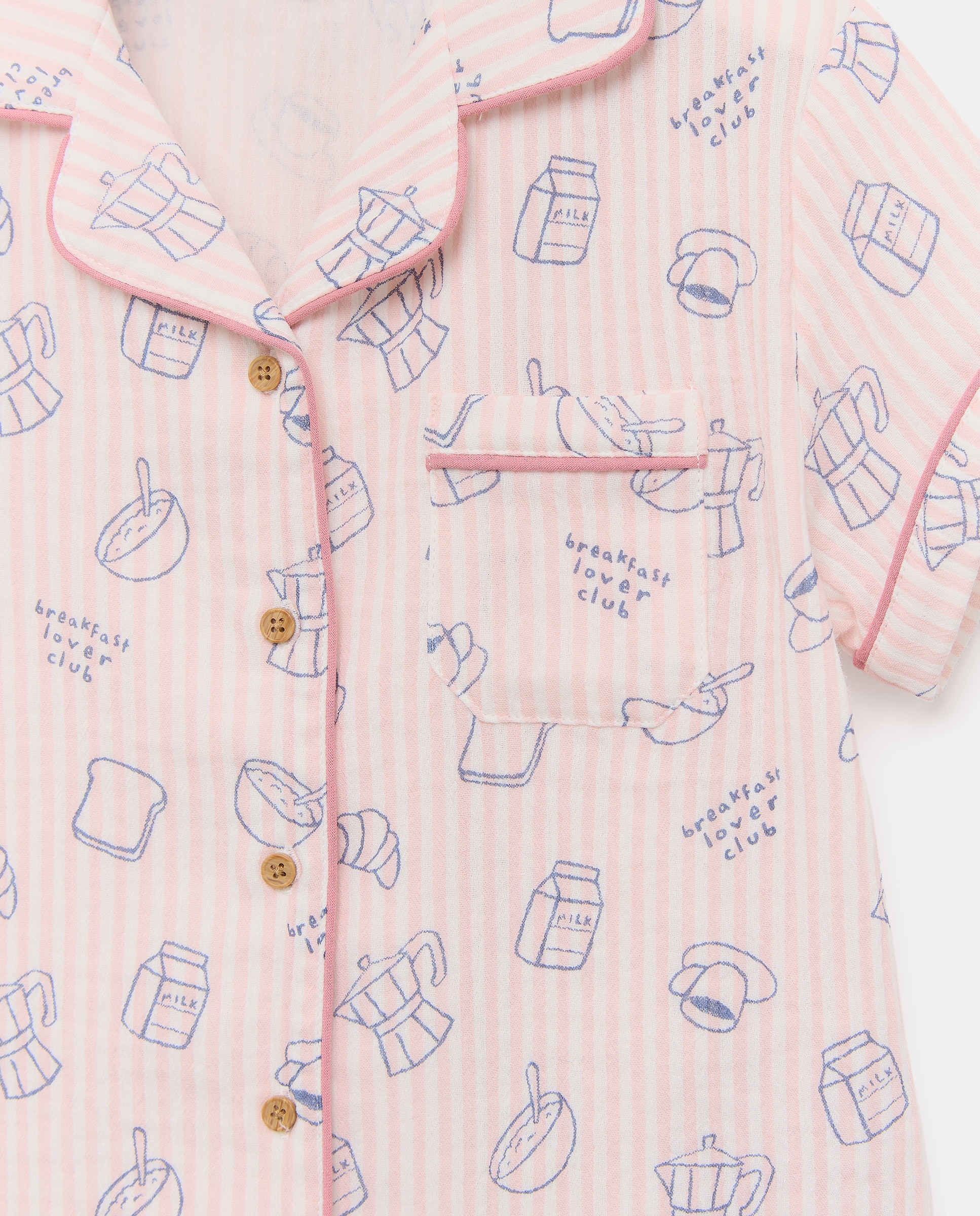 Babygrow de Chiffon Abotoado com Fantasia Cotton Juice Rosa-5