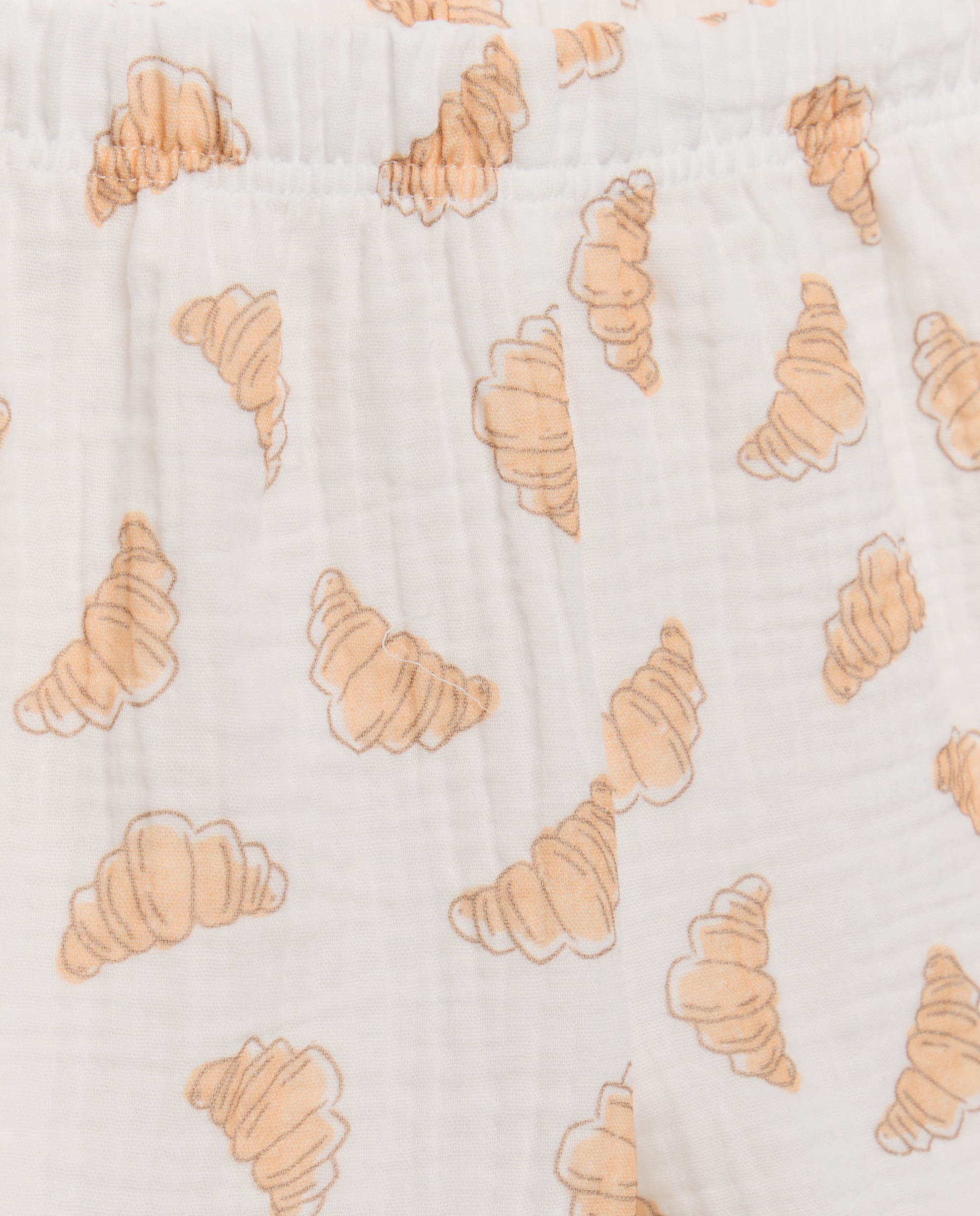 Pijama Abotoado com Chiffon e Fantasia Cotton Juice Branco-5