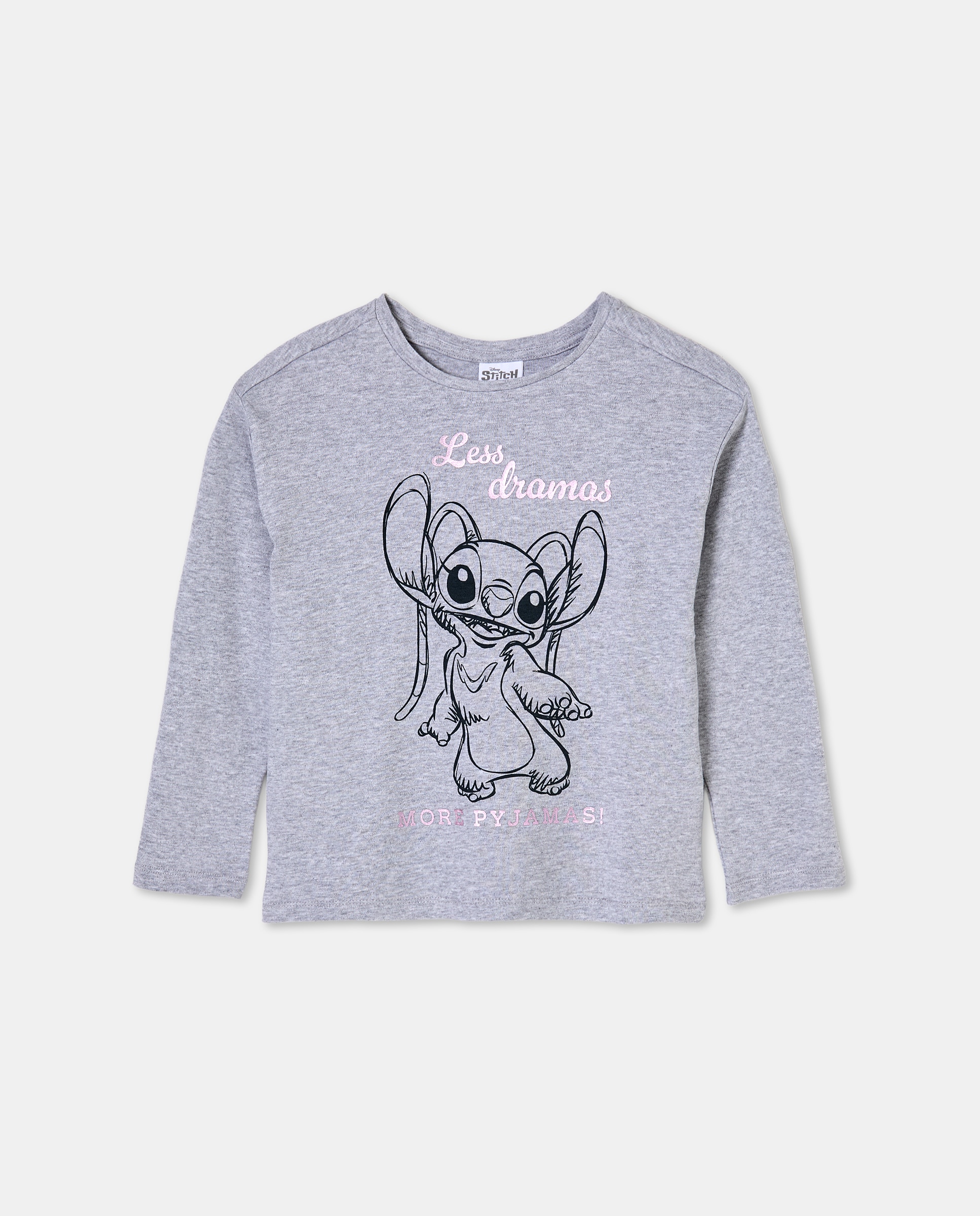 Camisola às Riscas com Manga Comprida Cinzento-4