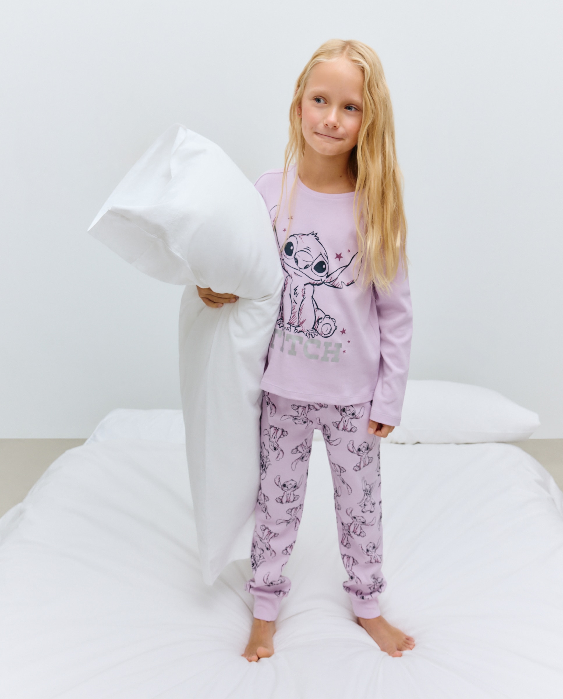 Calças com Fantasia Rosa-1