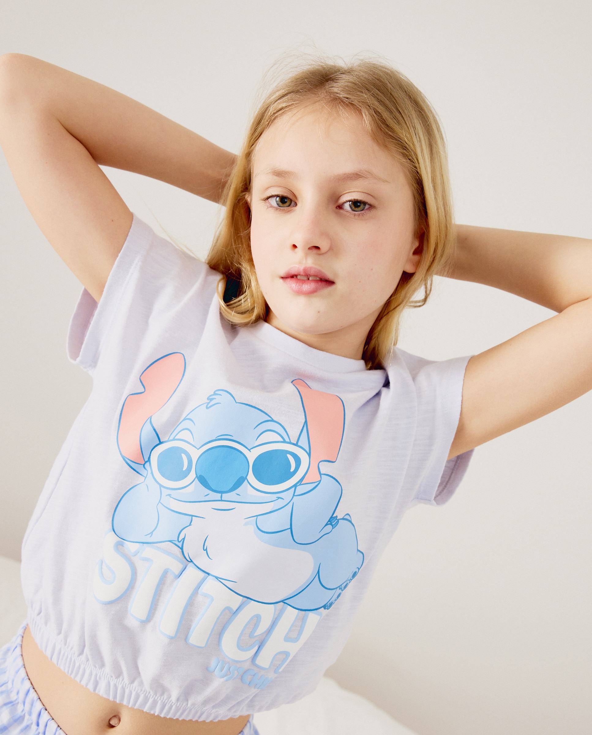 Imagem 0 de T-shirt de Manga Curta Lilo & Stitch