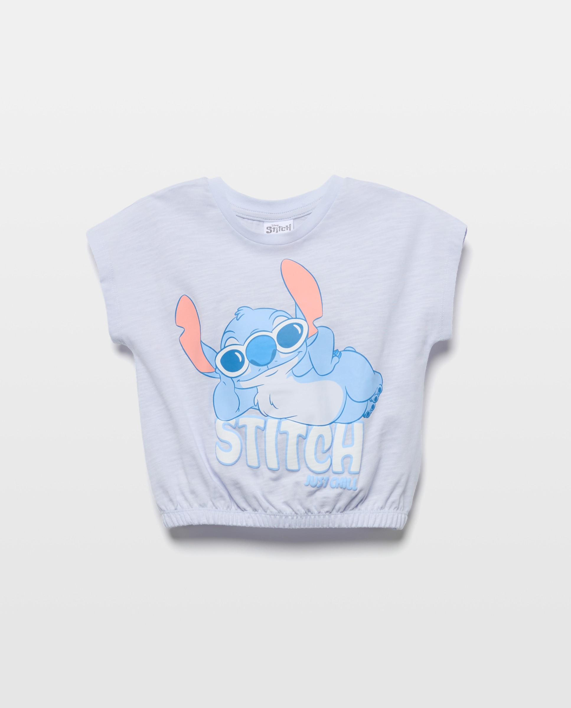 T-shirt de Manga Curta Lilo & Stitch Azul-marinho-4