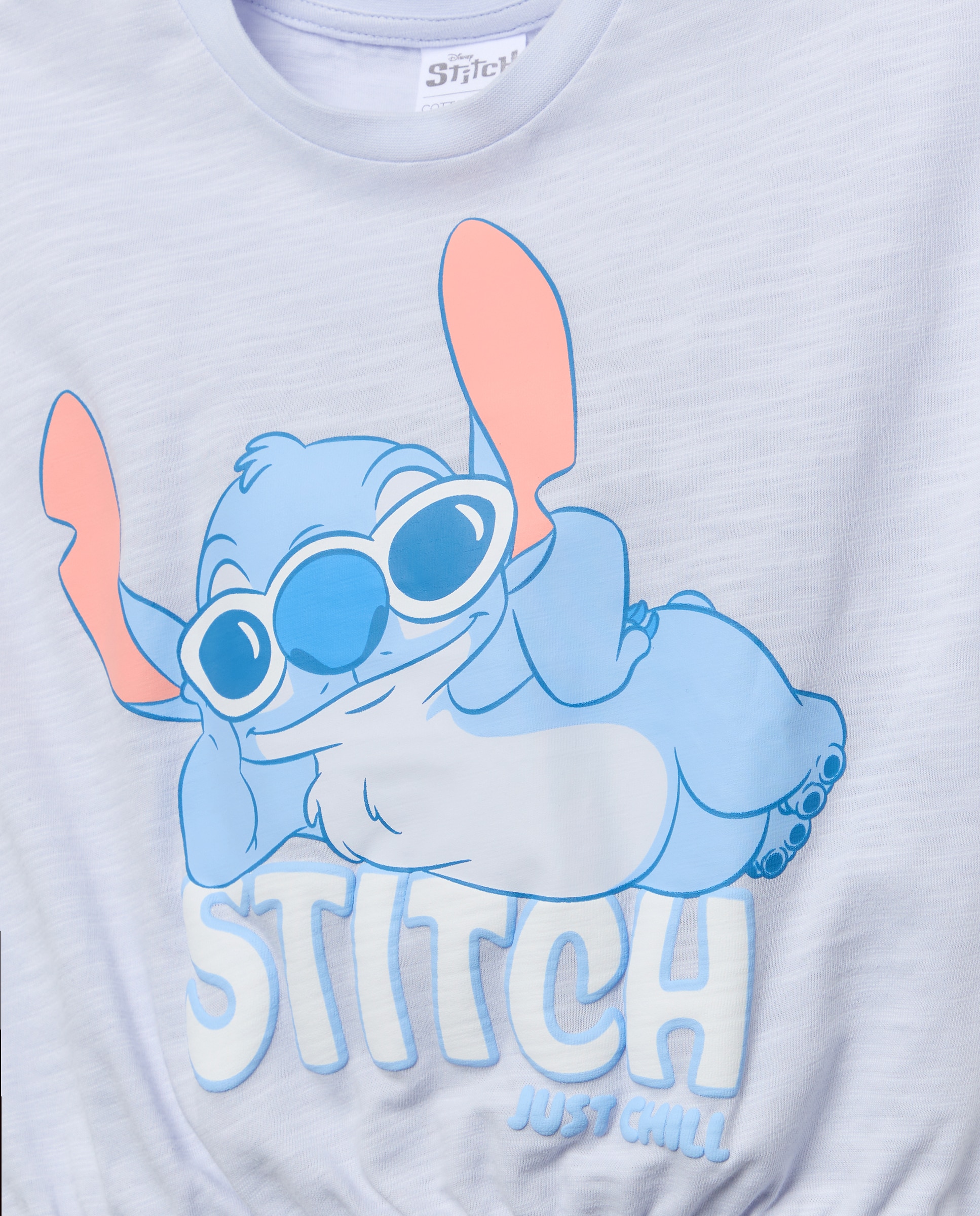T-shirt de Manga Curta Lilo & Stitch Azul-marinho-5