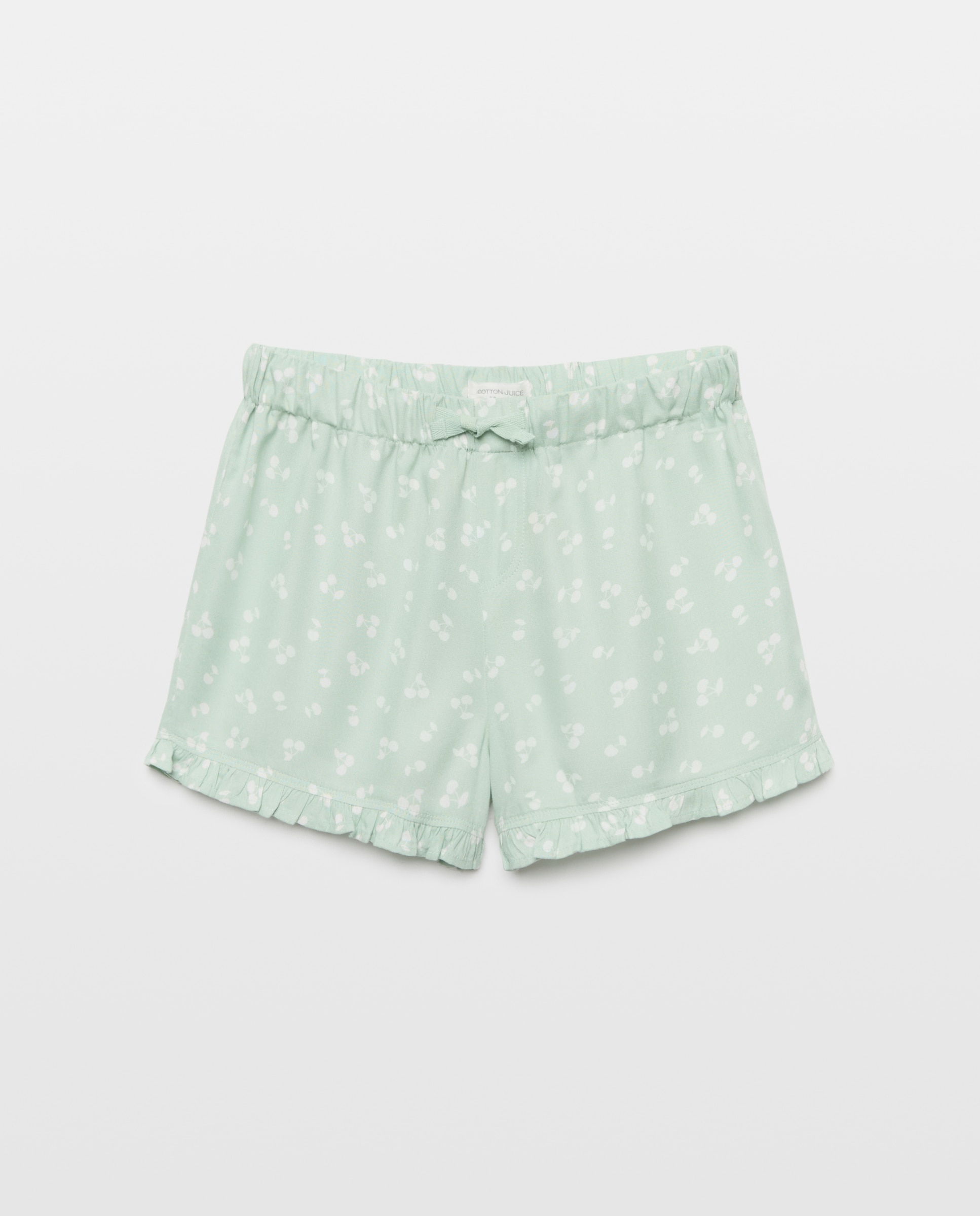 Calções com Estampado de Fantasia Verde-4