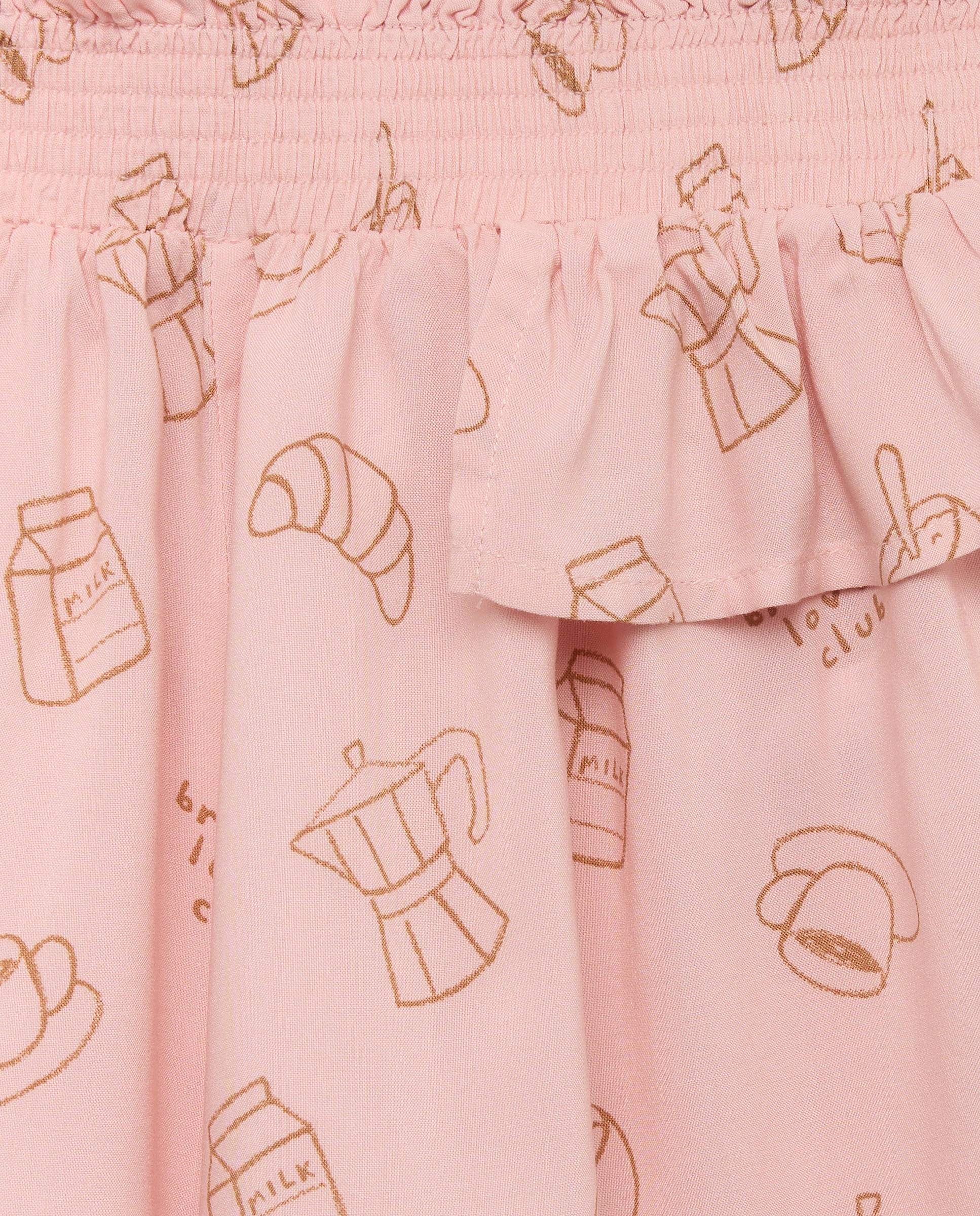 Calções de Pijama com Elástico Cotton Juice Rosa-5