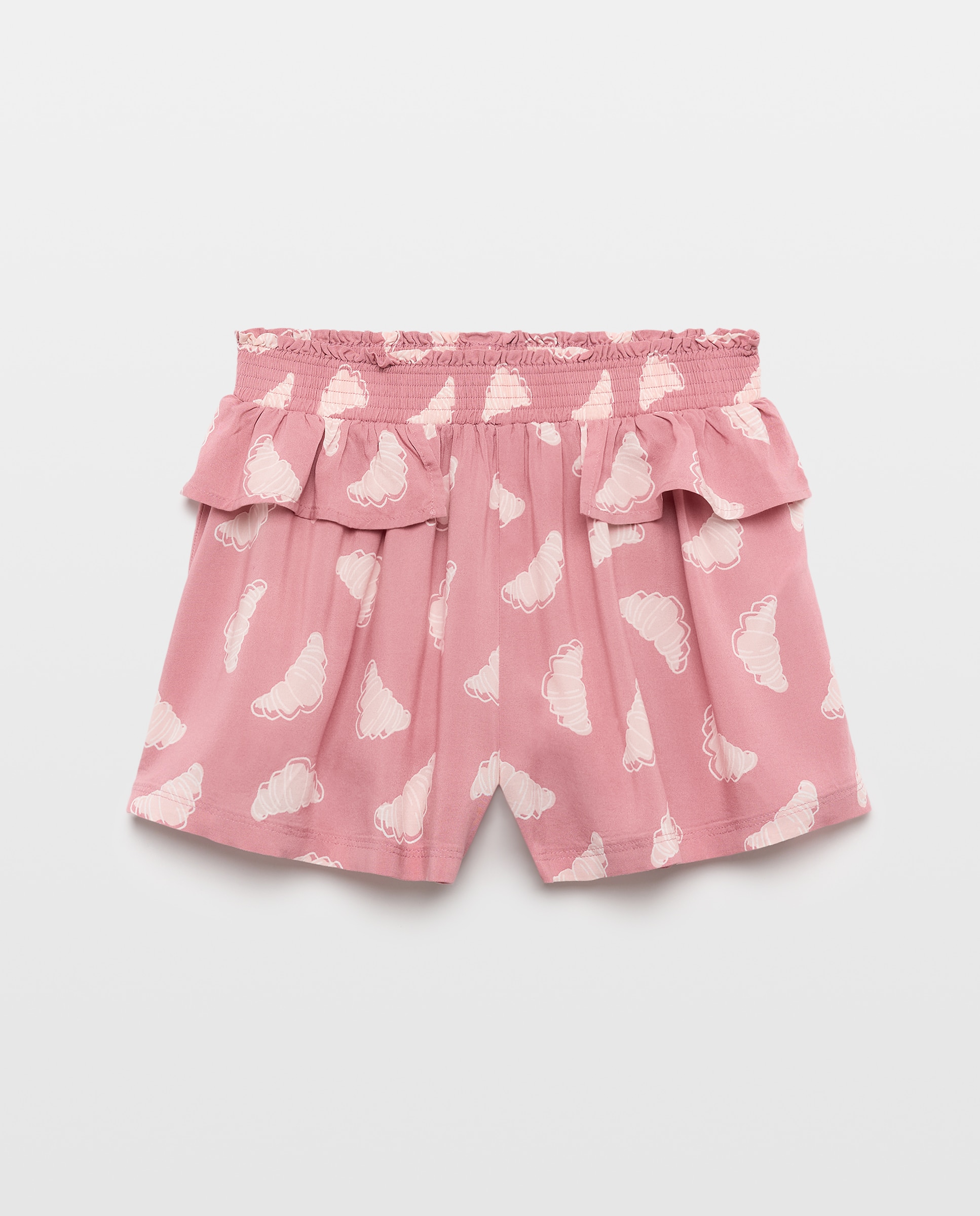 Calções de Pijama com Elástico Cotton Juice Rosa-4