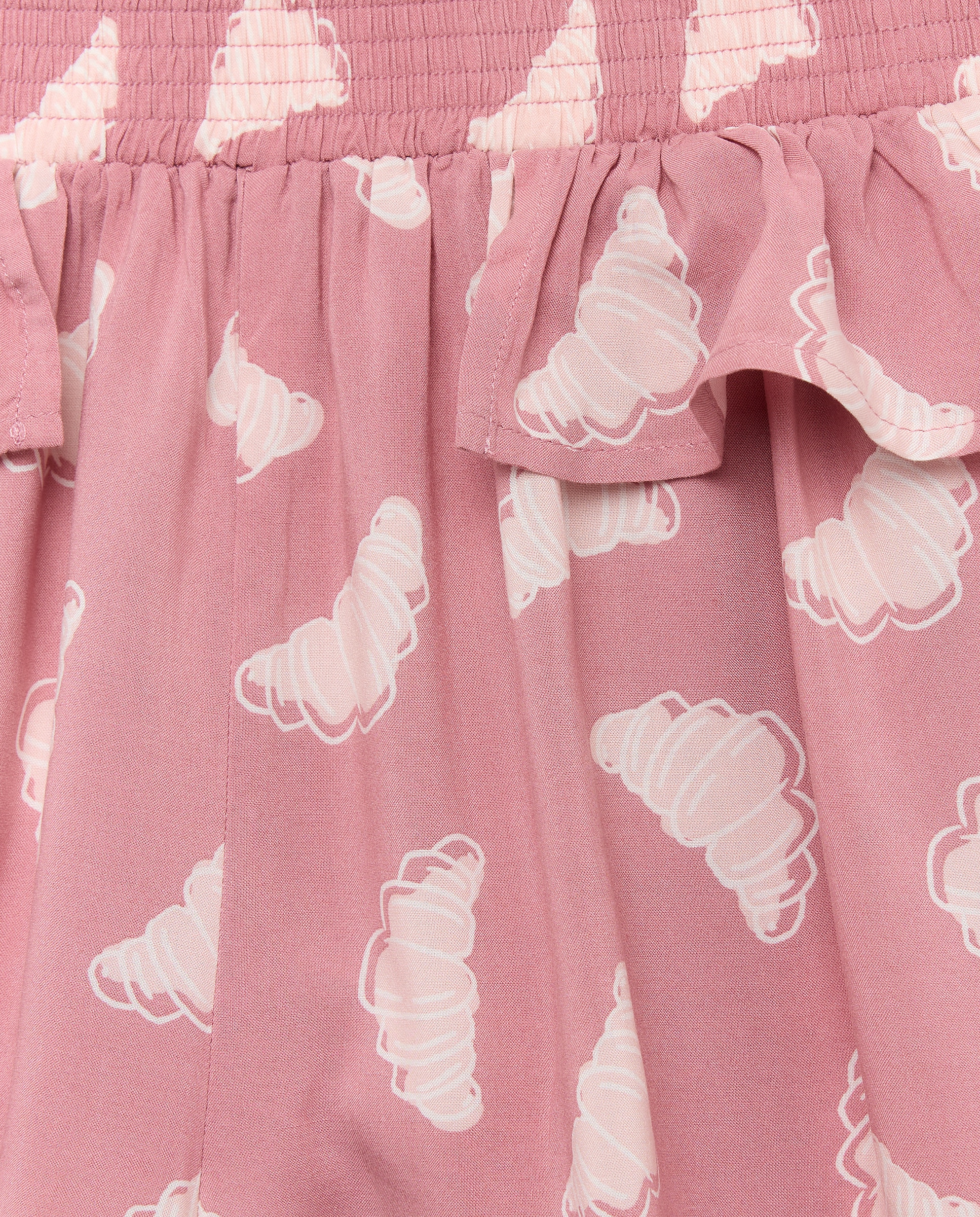 Calções de Pijama com Elástico Cotton Juice Rosa-5