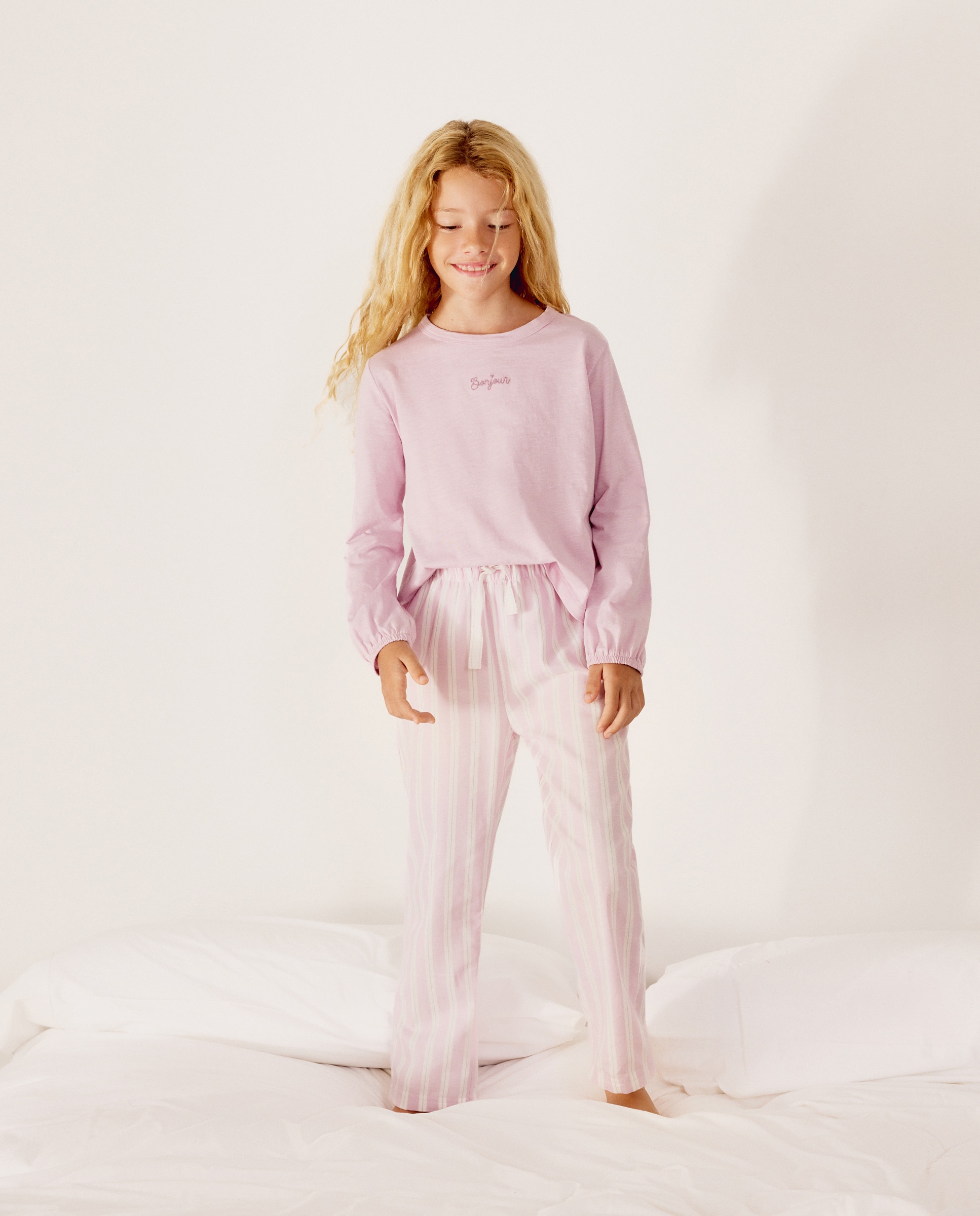 Camisón manga larga fantasía de niña - Cotton Juice - 284 Lila 284 Lila-2
