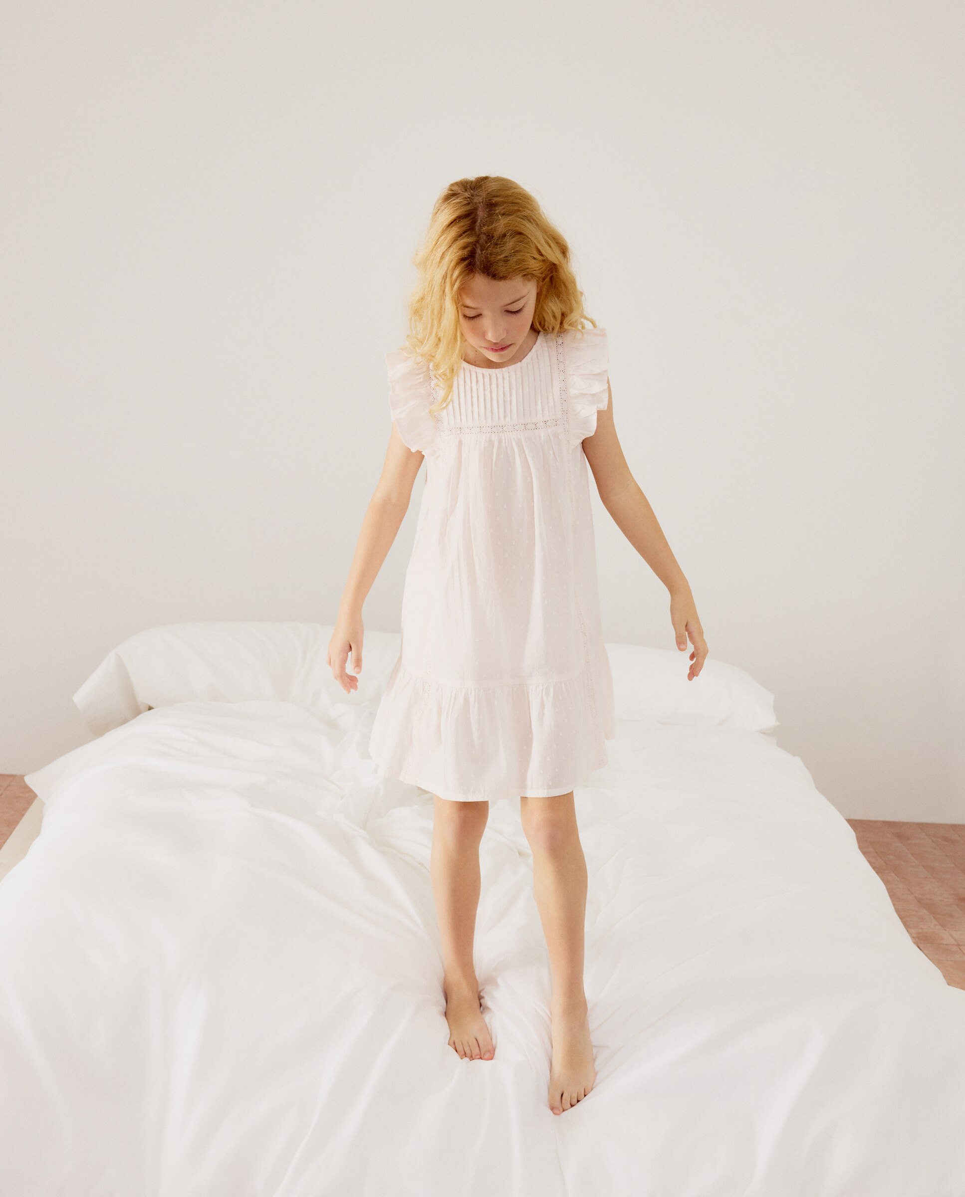 Camisa de Comunhão com Plumetti Cotton Juice 220 Rosa Pálido-2