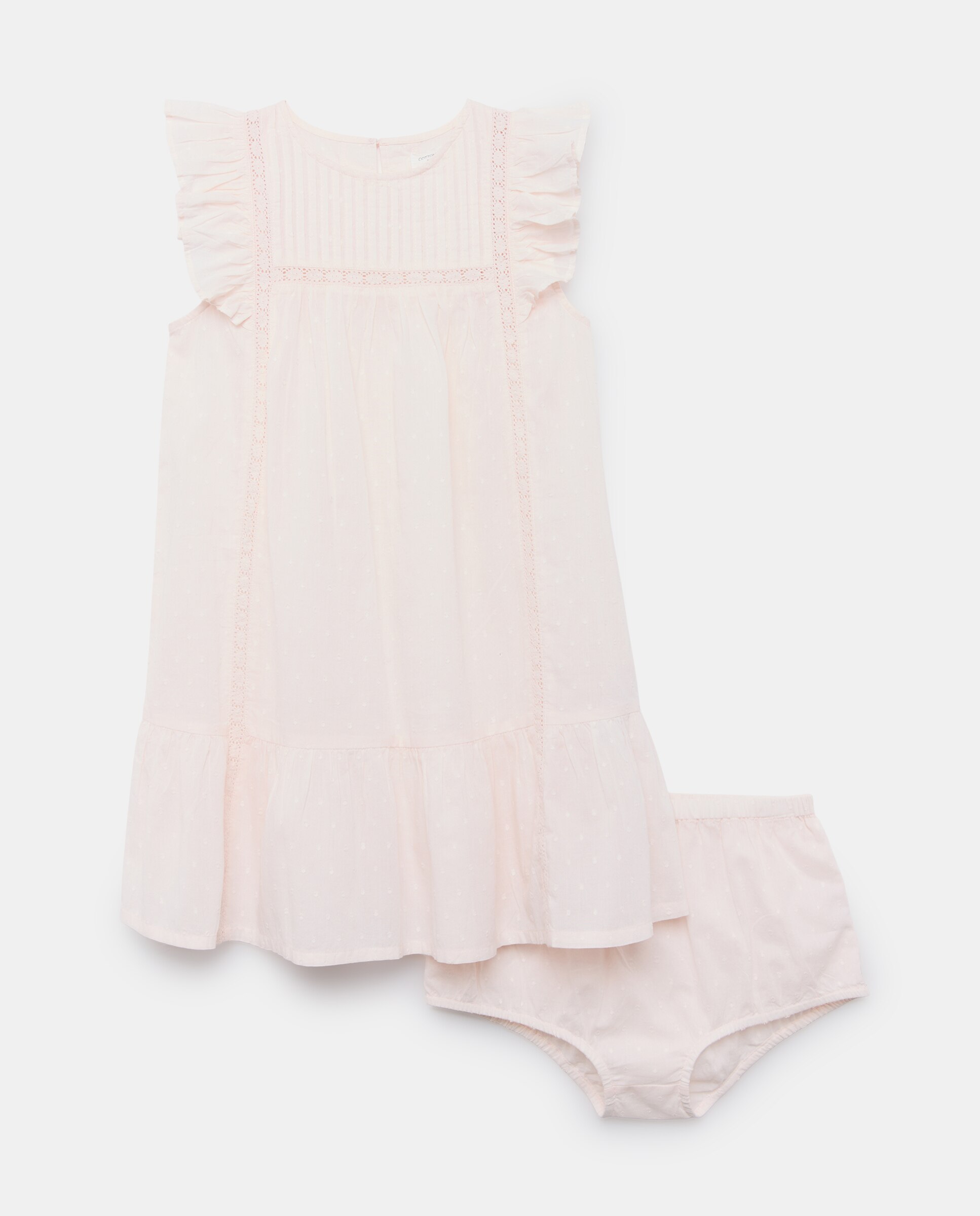 Camisa de Comunhão com Plumetti Cotton Juice 220 Rosa Pálido-5