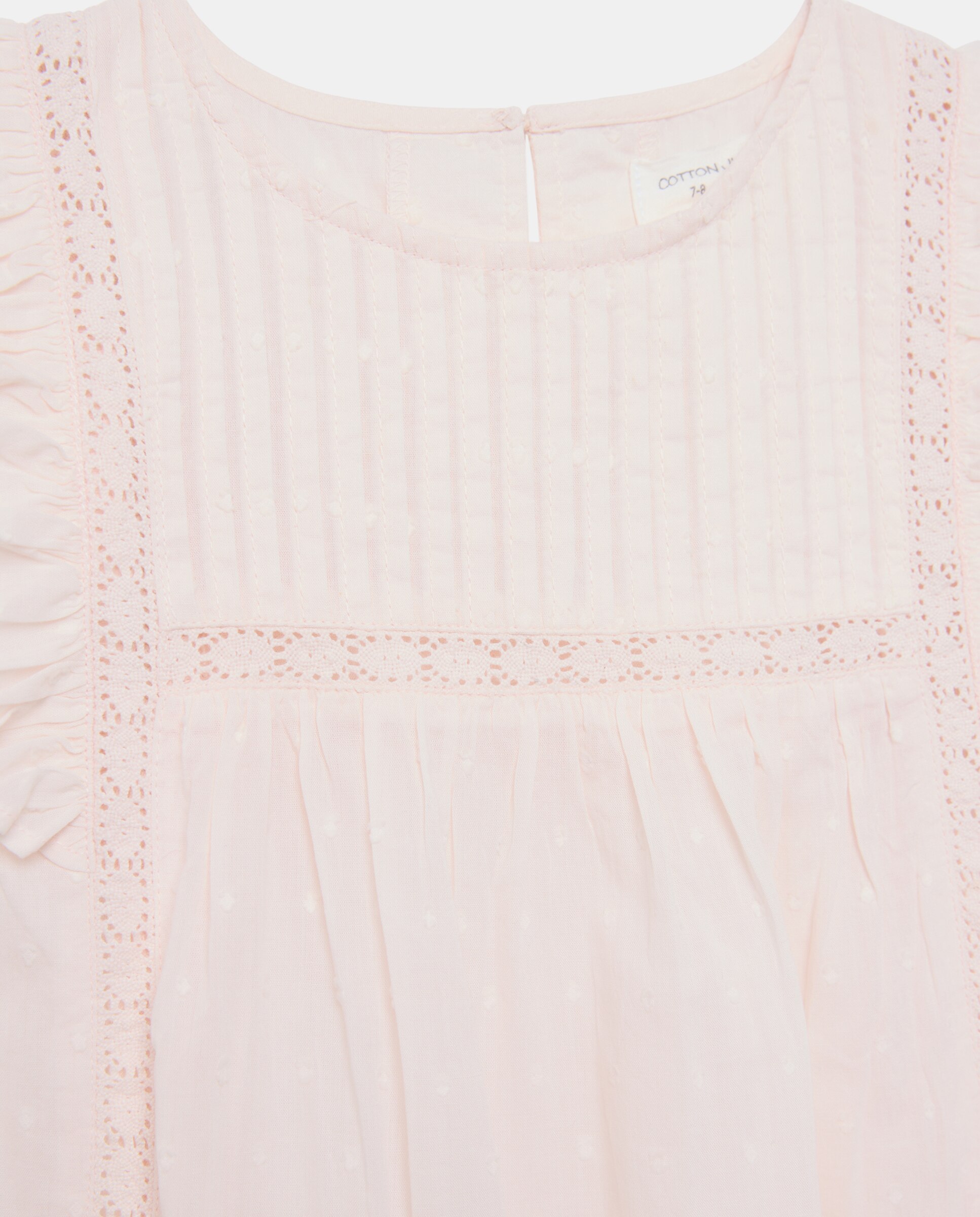 Camisa de Comunhão com Plumetti Cotton Juice 220 Rosa Pálido-6