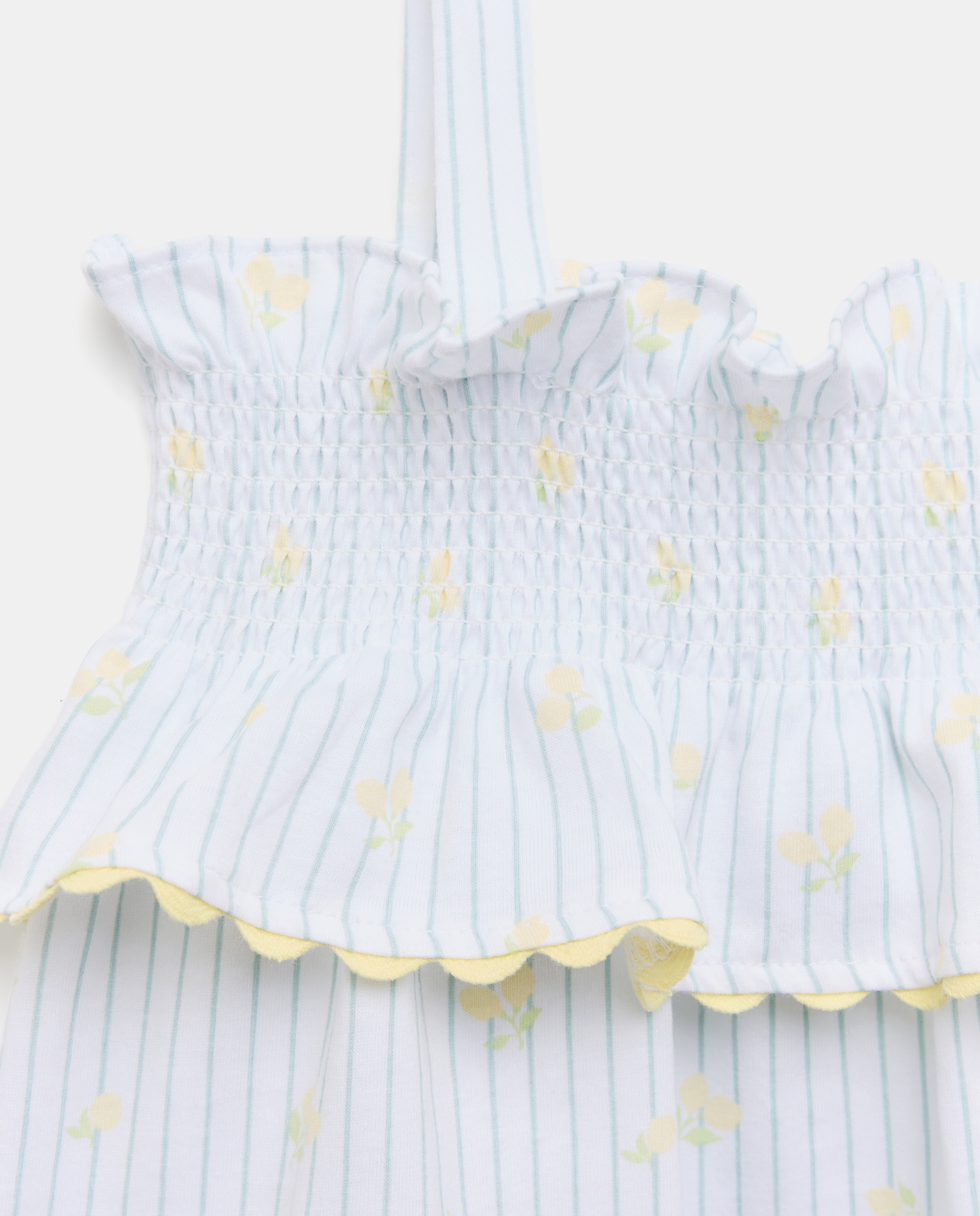 Imagen 5 de Camisón de niña con rayas y limones - Cotton Juice - Verde Verde