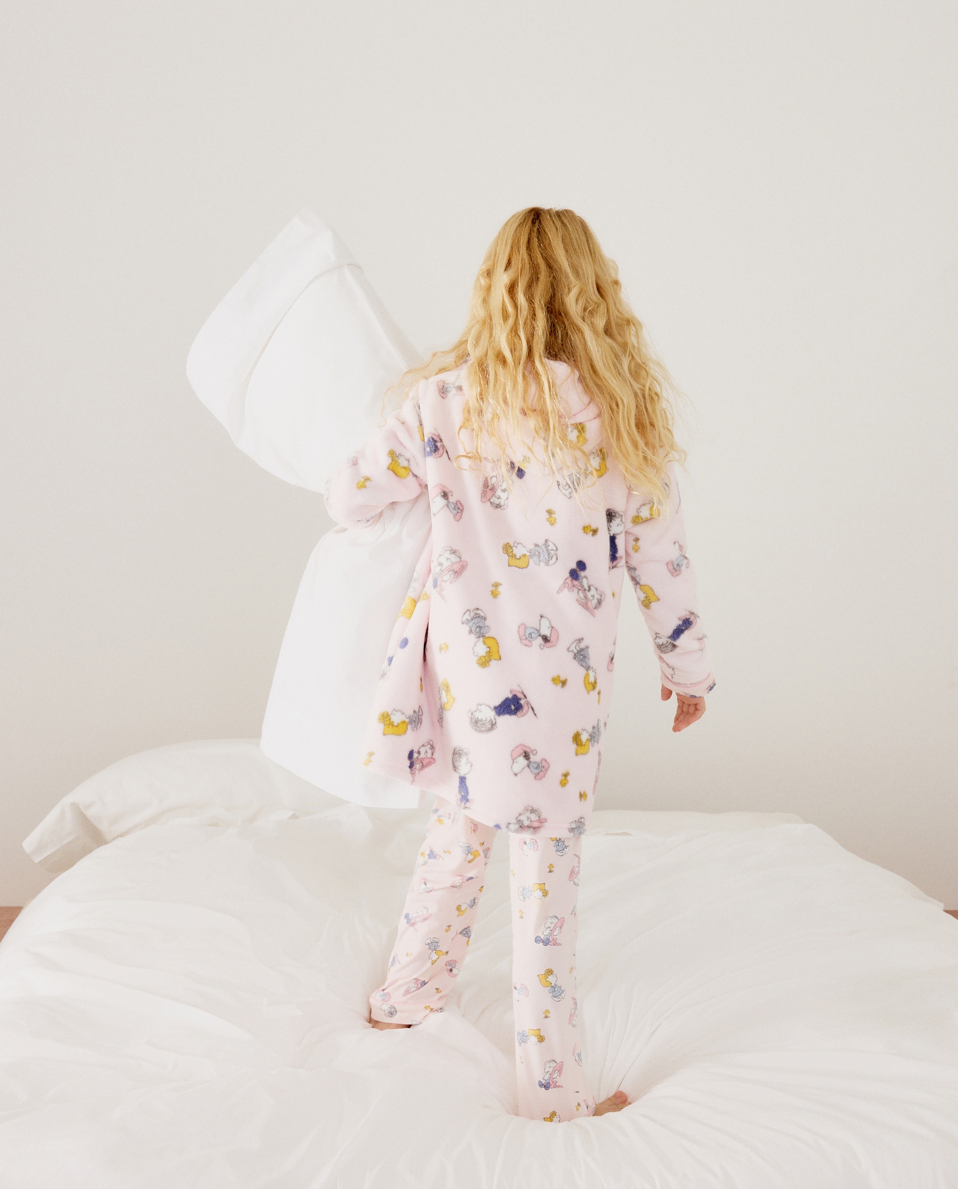 Robe Snoopy com Fecho de Correr Cotton Juice Rosa-3