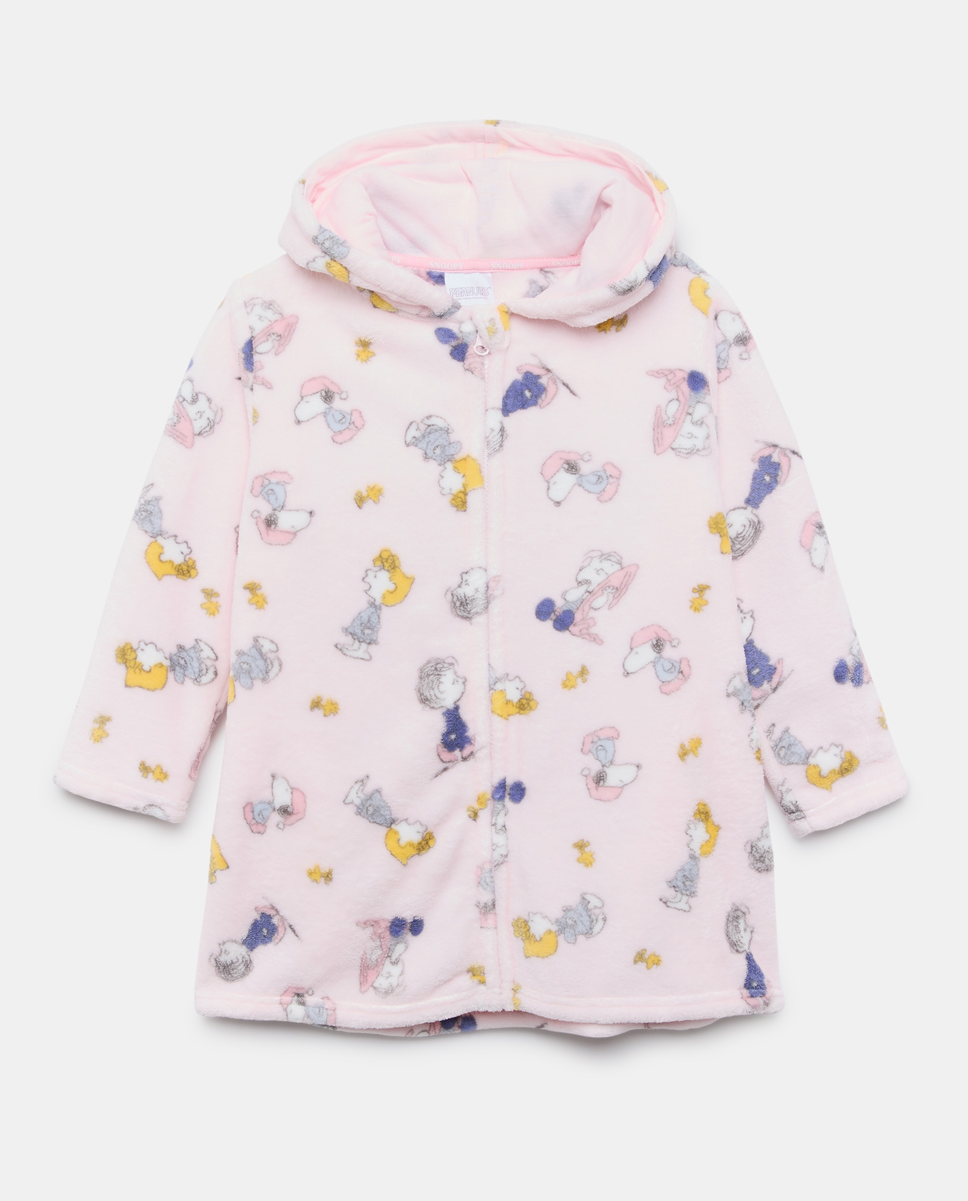 Robe Snoopy com Fecho de Correr Cotton Juice Rosa-4