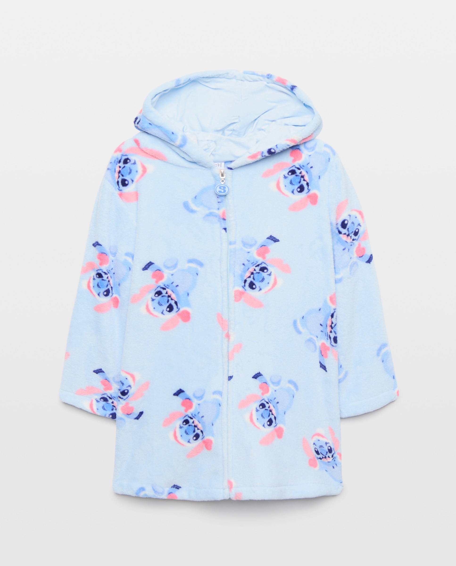 Imagen 4 de Bata estampada e Stitch y gorro de Navidad de niña - Cotton Juice - Azul marino Azul marino