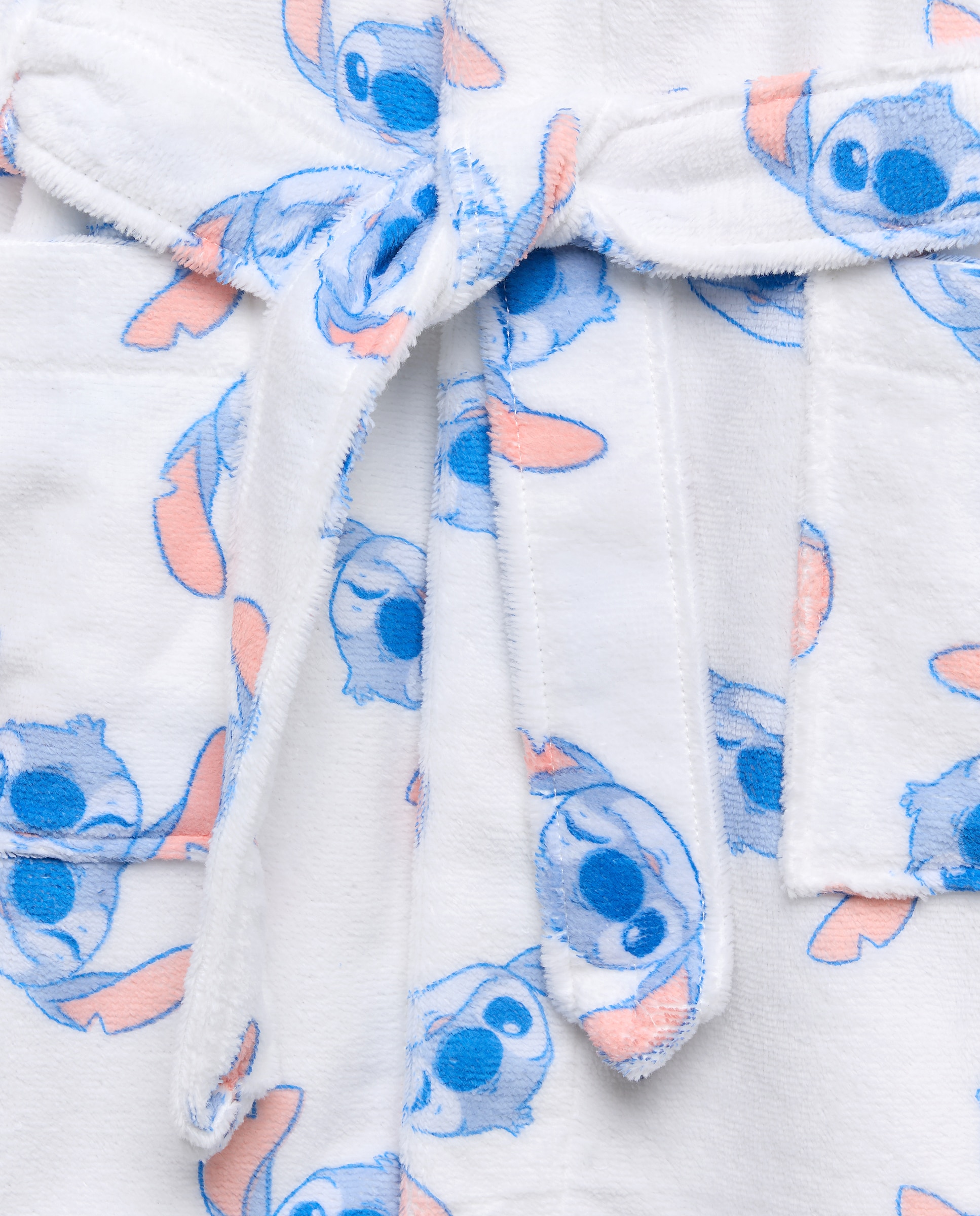 Roupão de Banho de Algodão Lilo & Stitch Cotton Juice Branco-6