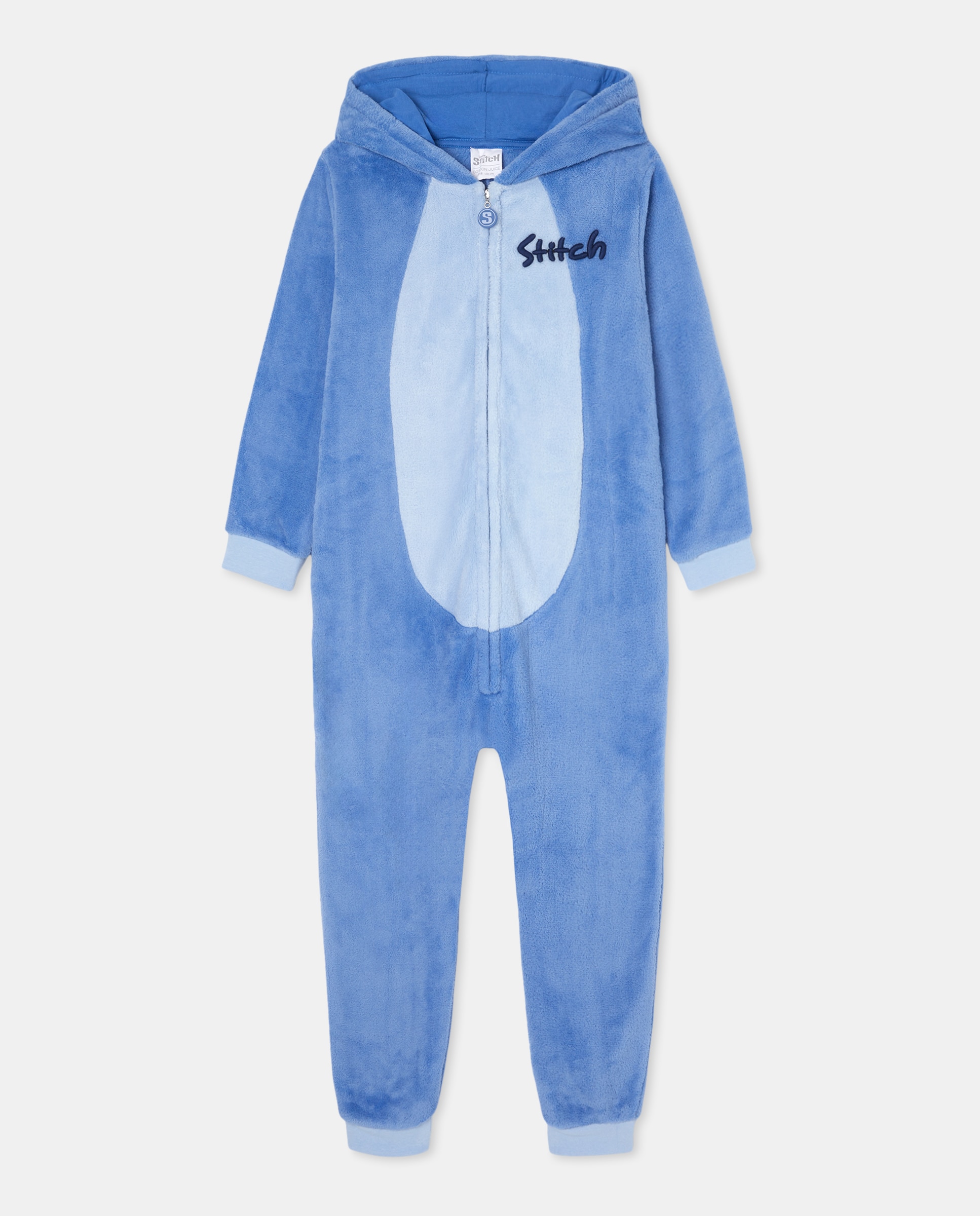 Macacão Estampado Stitch com Orelhas 400 Azul-1