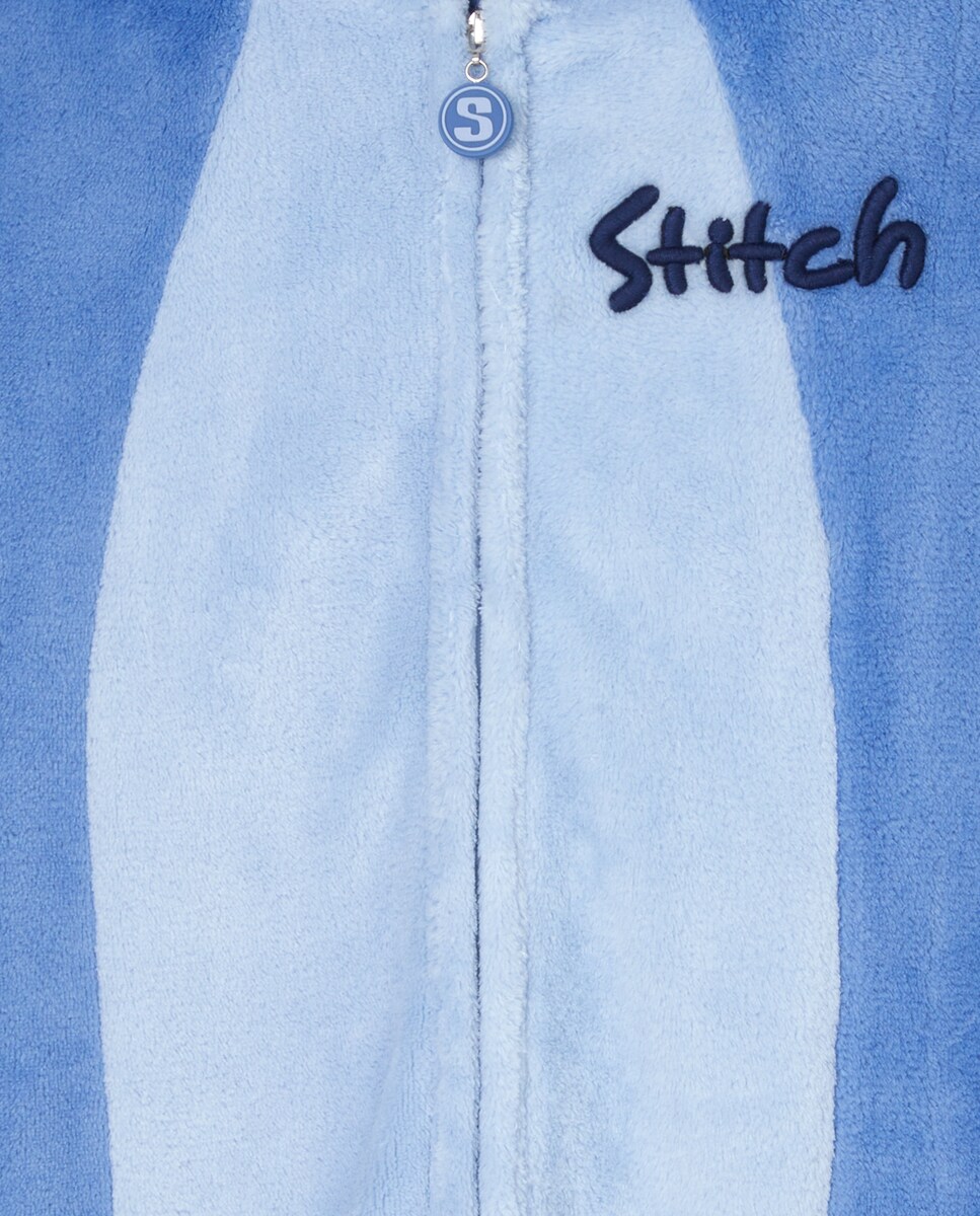 Macacão Estampado Stitch com Orelhas 400 Azul-2