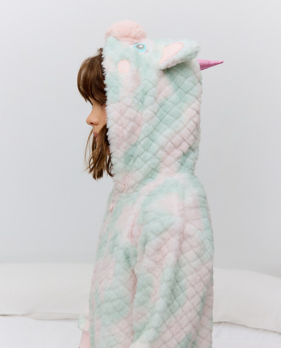 Robe Básico de Fantasia Rosa-2