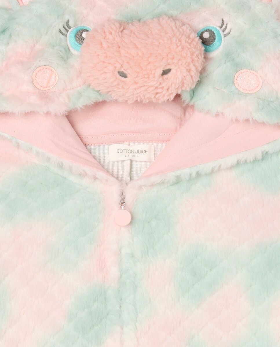 Robe Básico de Fantasia Rosa-5