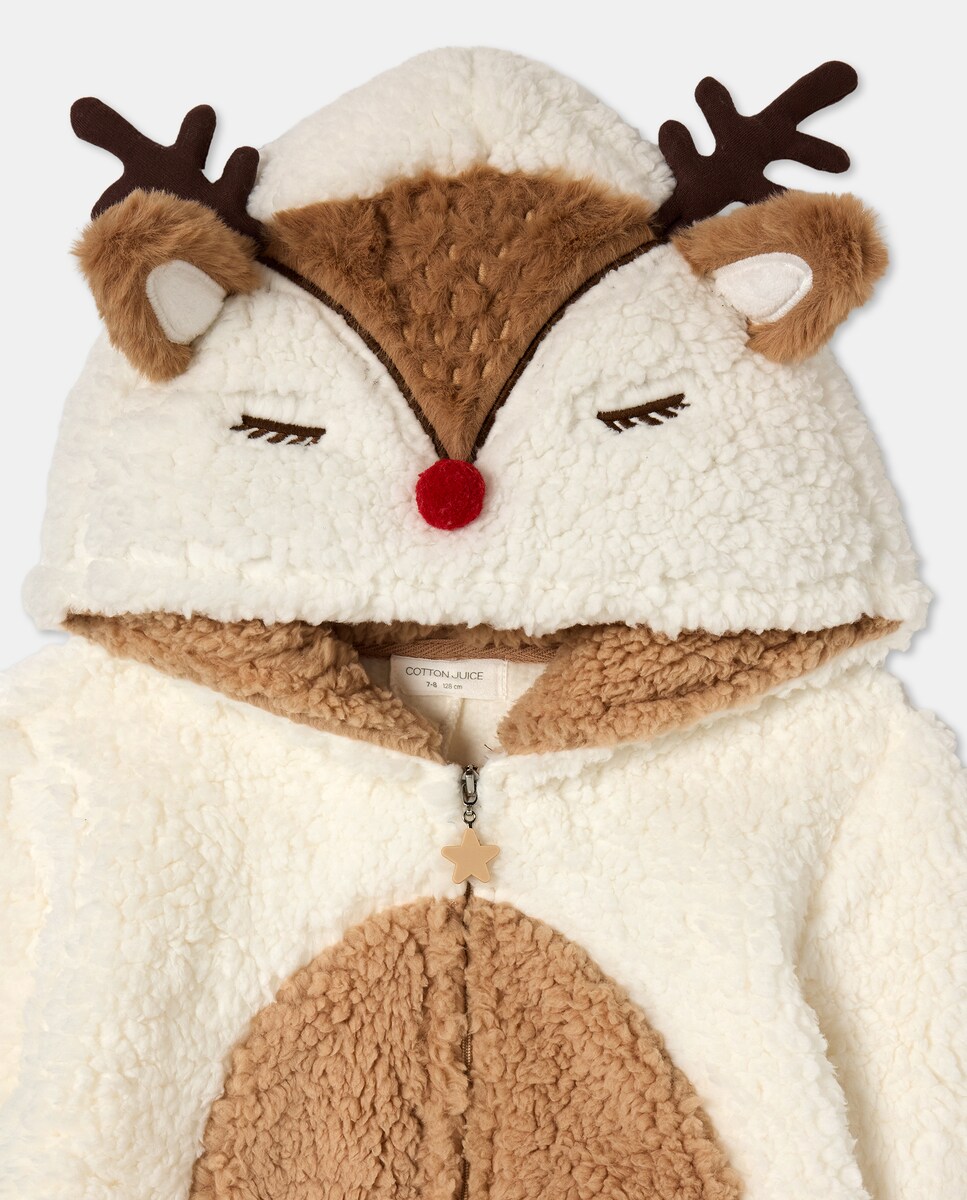 Macacão com Fantasia Castanho-5