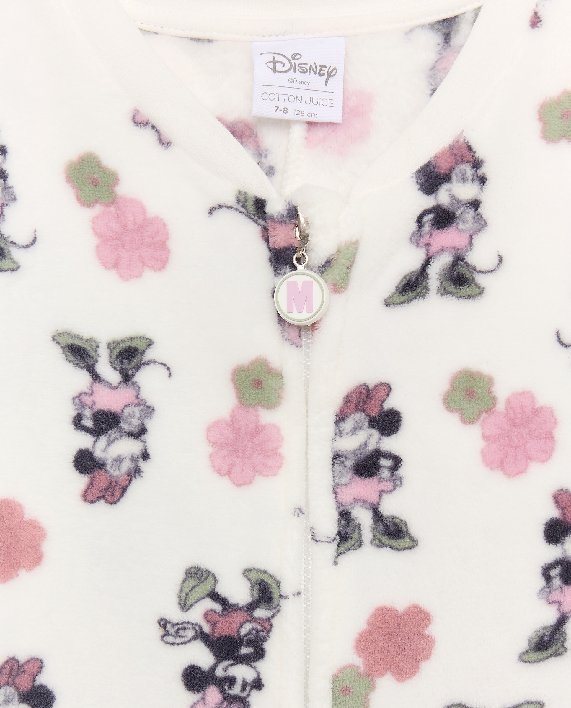 Mono manga corta estampado MINNIE de niña - Cotton Juice - Blanco Blanco-5