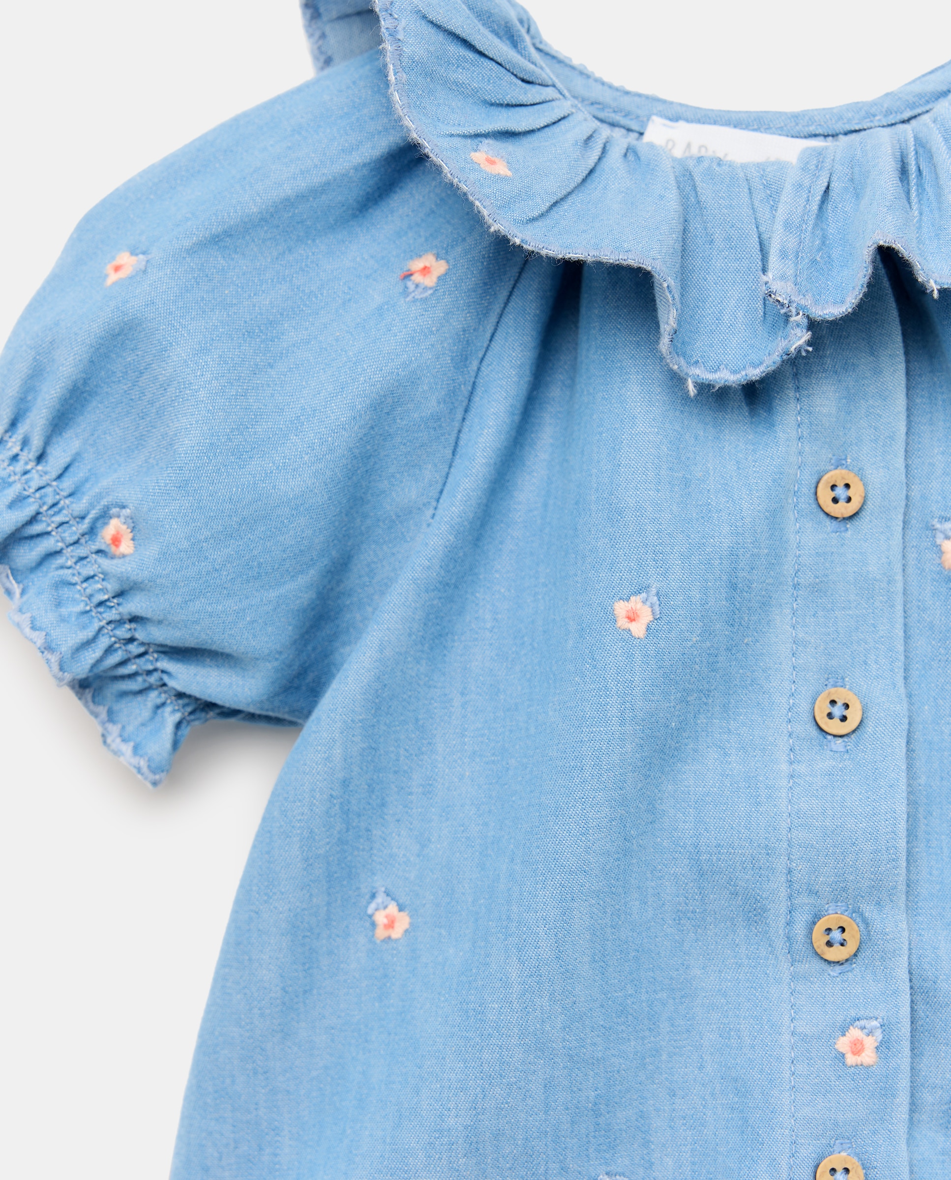 Blusa de Ganga de Bebé com Manga Curta Baby El Corte Inglés 400 Azul-3