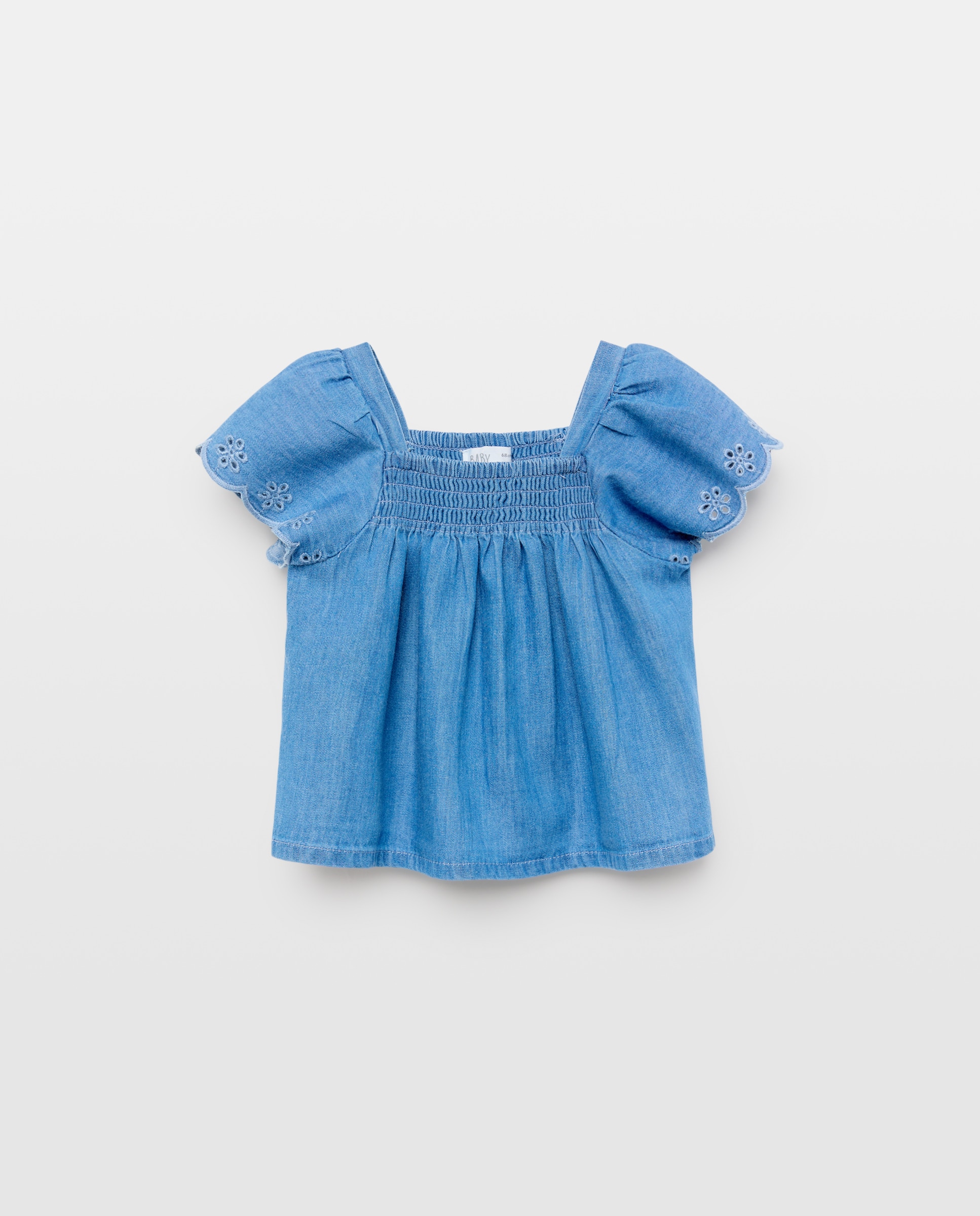 Camisa nido de abeja chambrais de bebé - Baby El Corte Inglés - 400 Azul 400 Azul-1