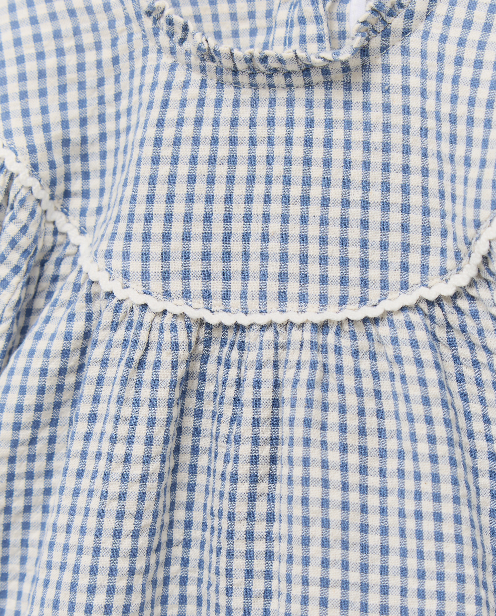 Camisa manga larga vichy de bebé - Baby El Corte Inglés - Azul Azul-3