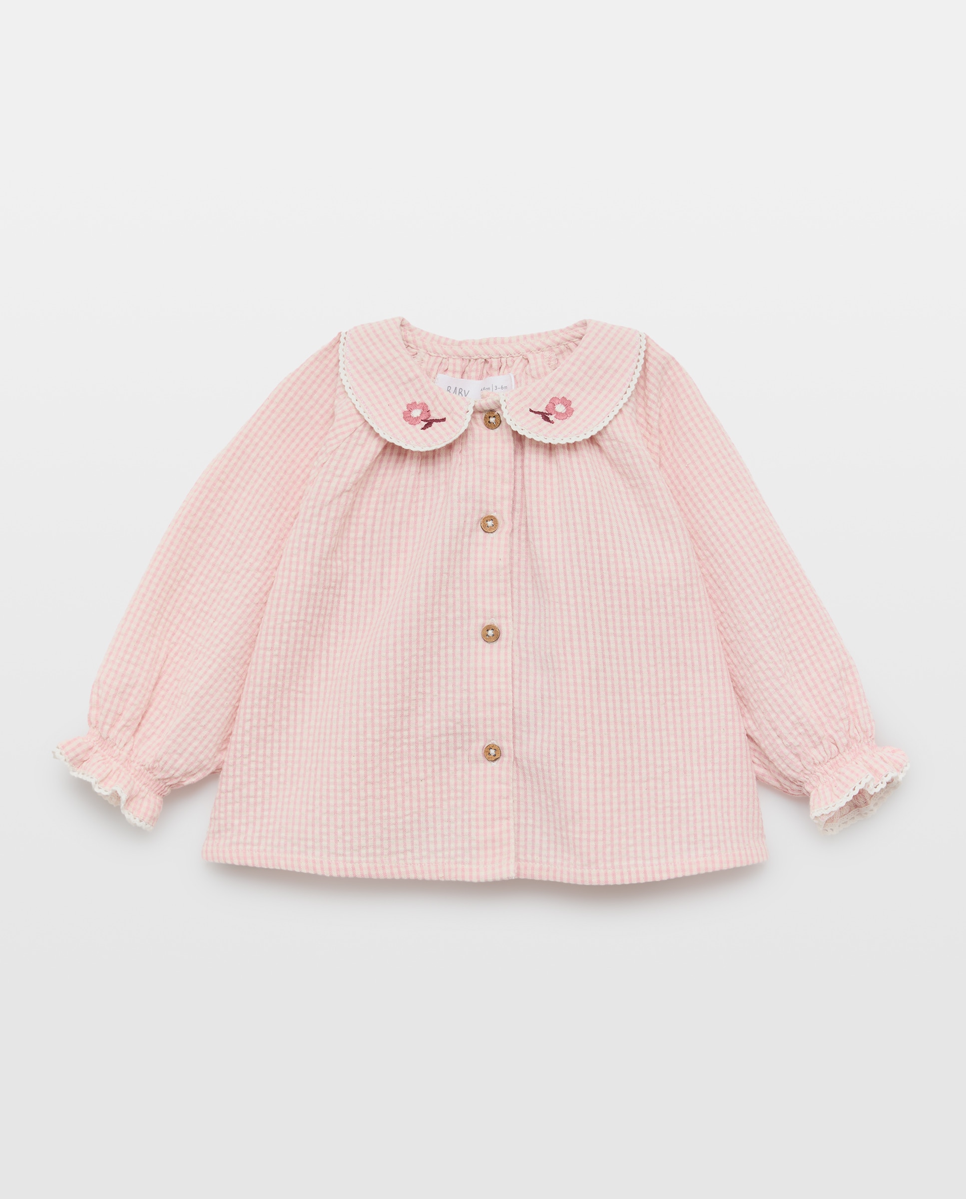 Imagem 0 de Camisa de Manga Comprida Vichy de Bebé