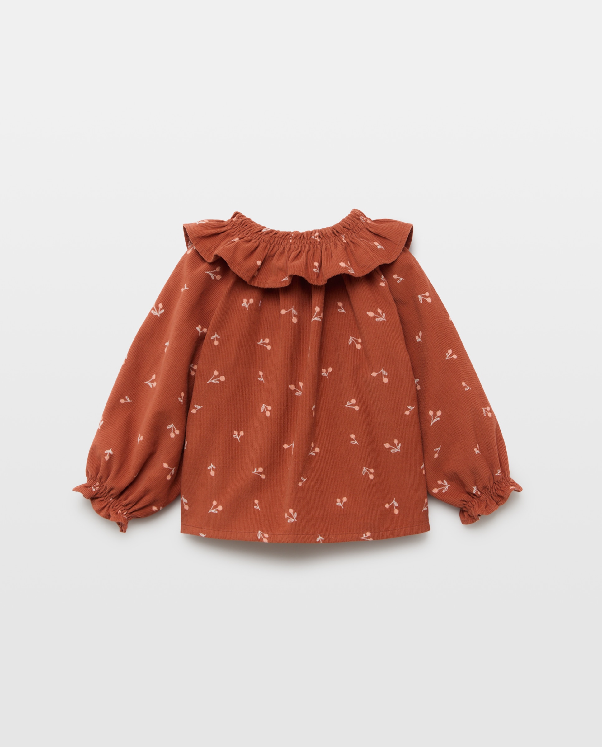 Camisa micropana lisa manga larga de bebé - Baby El Corte Inglés - 770 Terracota 770 Terracota-2