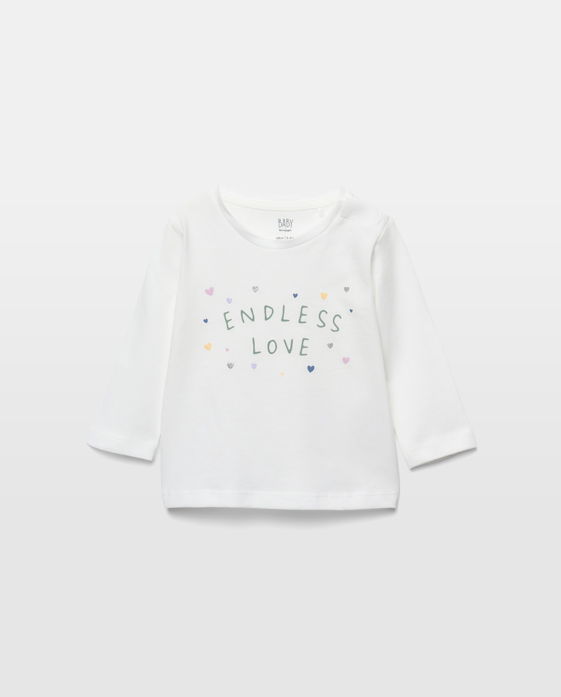 Imagem 0 de Camisola de Manga Comprida de Bebé com Estampado de Fantasia