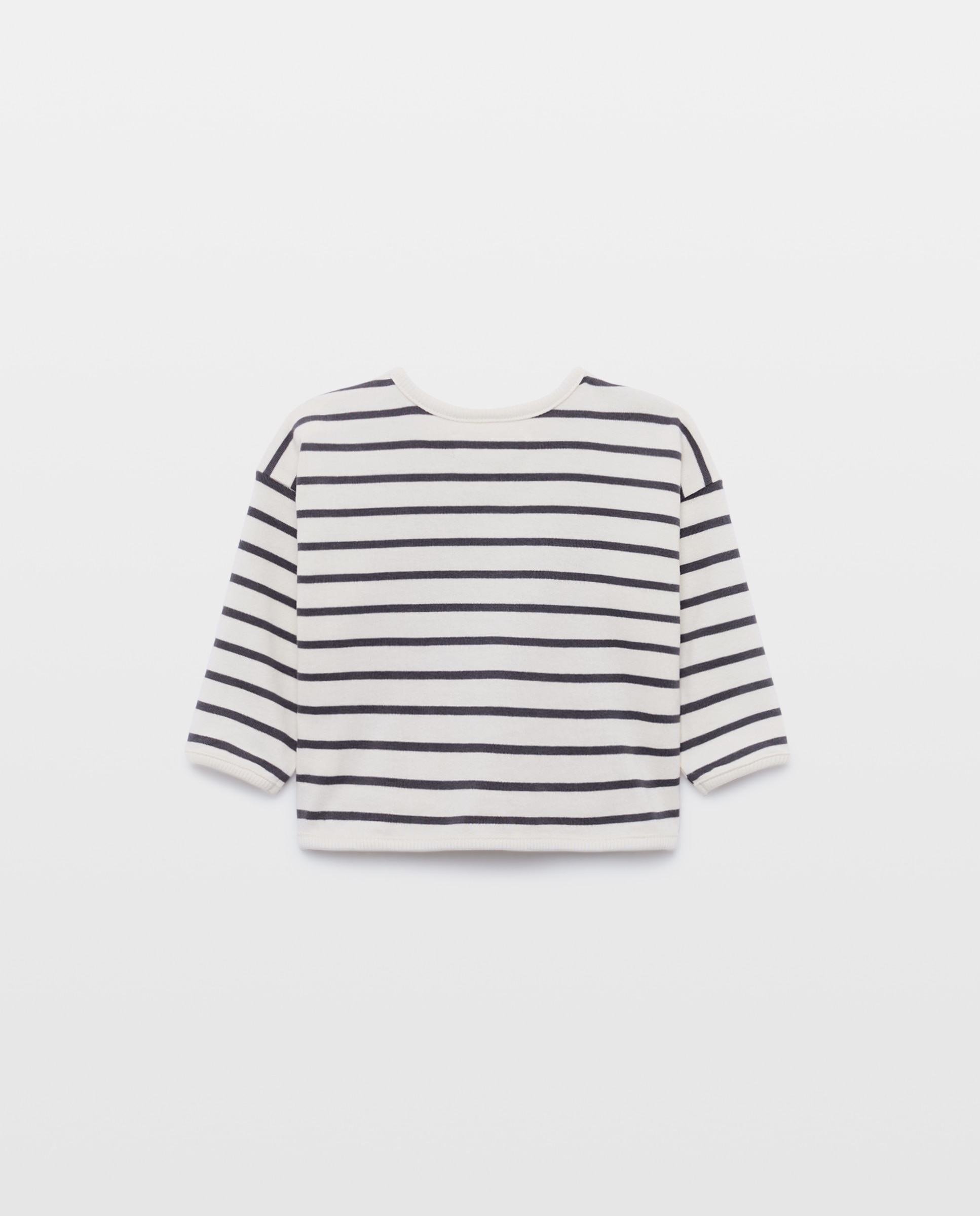 Imagen 2 de Camiseta de bebé manga larga colección rayas - Baby El Corte Inglés - Negro Negro