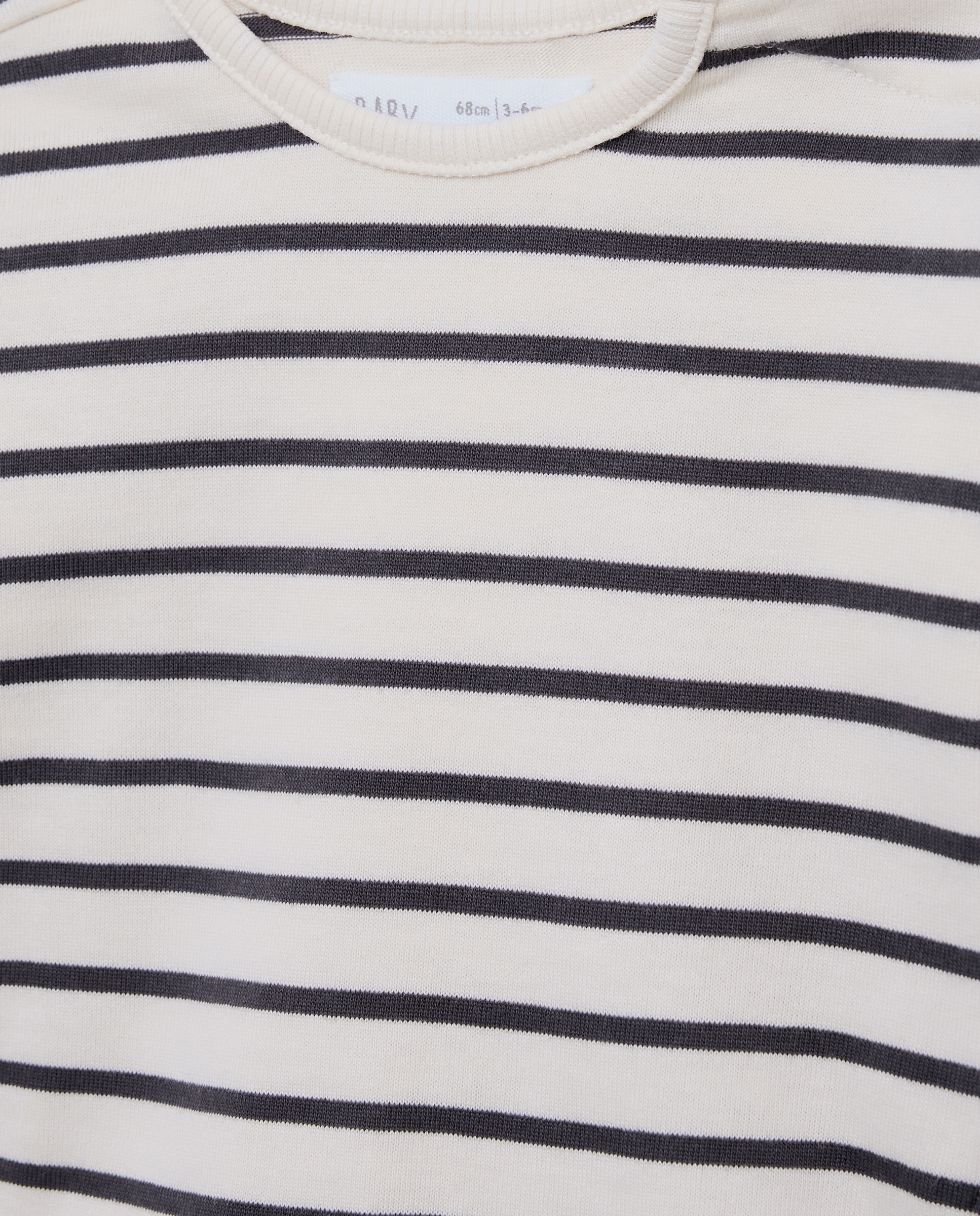 Imagen 3 de Camiseta de bebé manga larga colección rayas - Baby El Corte Inglés - Negro Negro