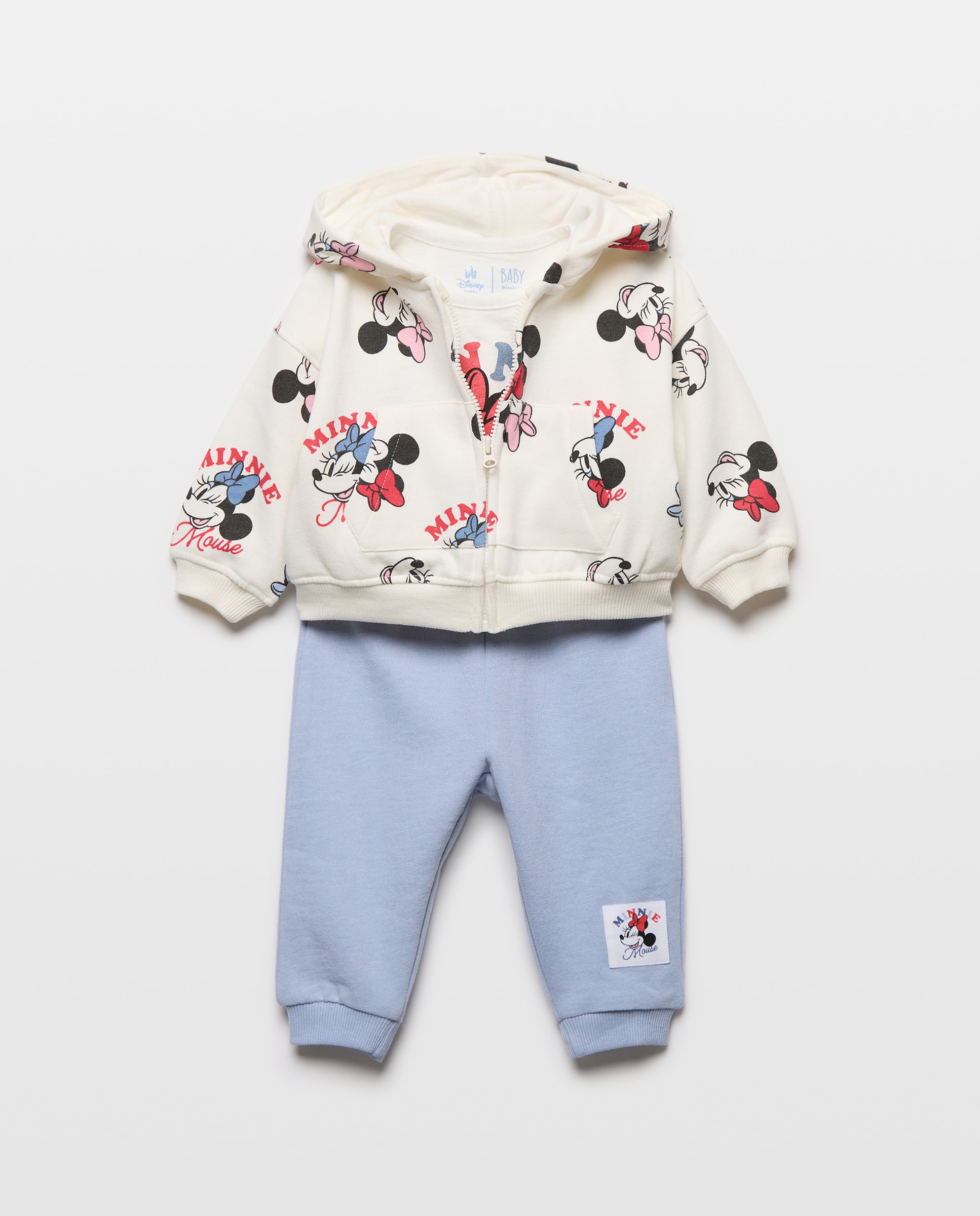 Conjunto de 3 Peças de Bebé com Estampado Minnie Baby El Corte Inglés Multicolor-1