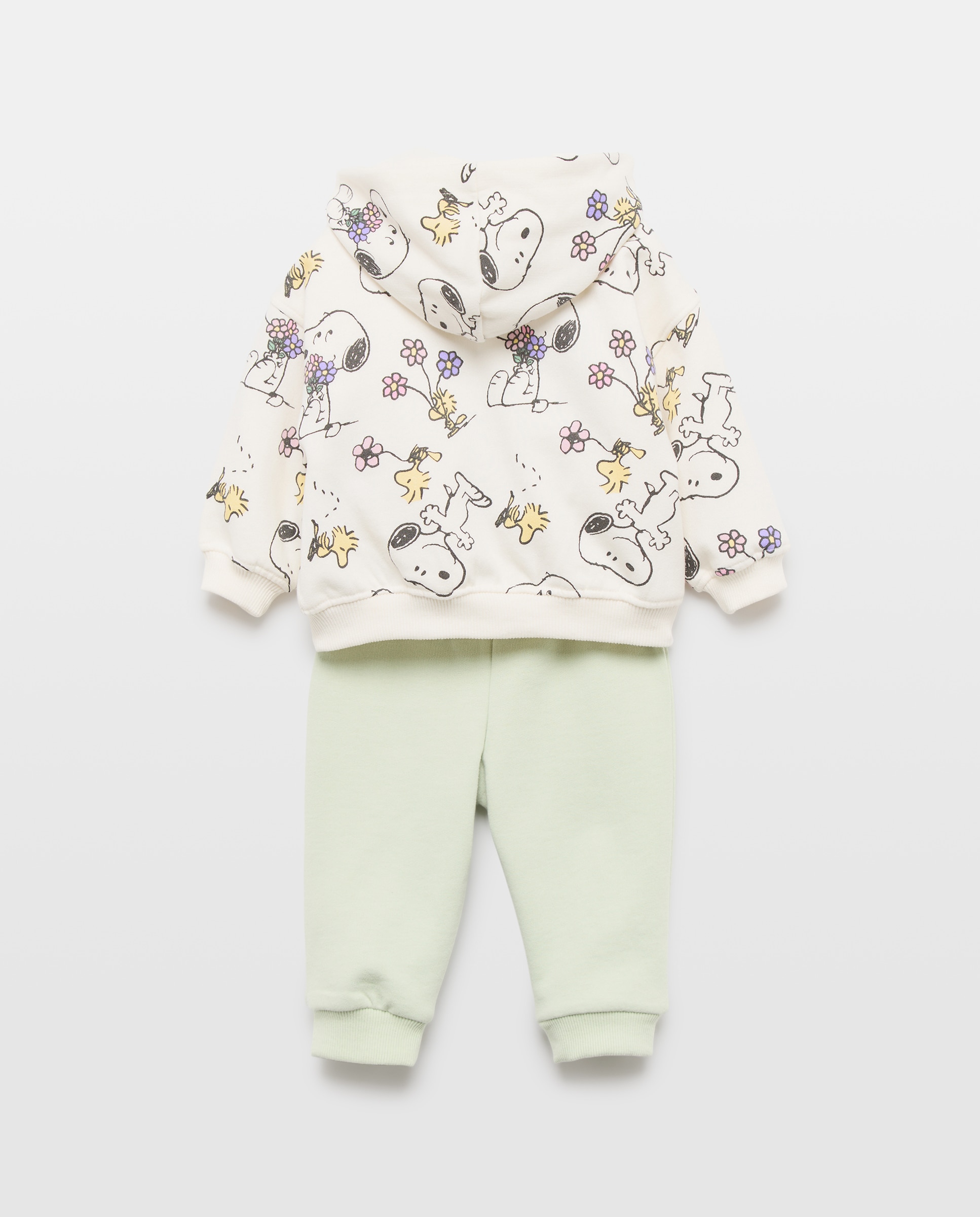 Conjunto de 3 Peças de Bebé com Estampado Snoopy Baby El Corte Inglés Multicolor-2
