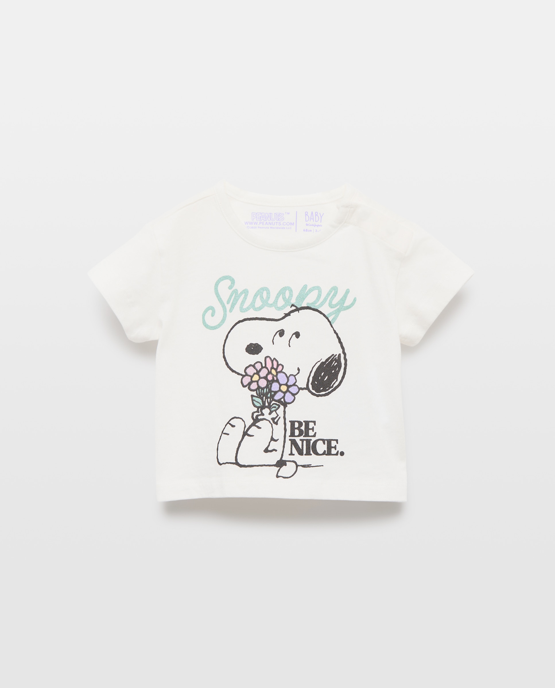 Conjunto de 3 Peças de Bebé com Estampado Snoopy Baby El Corte Inglés Multicolor-3