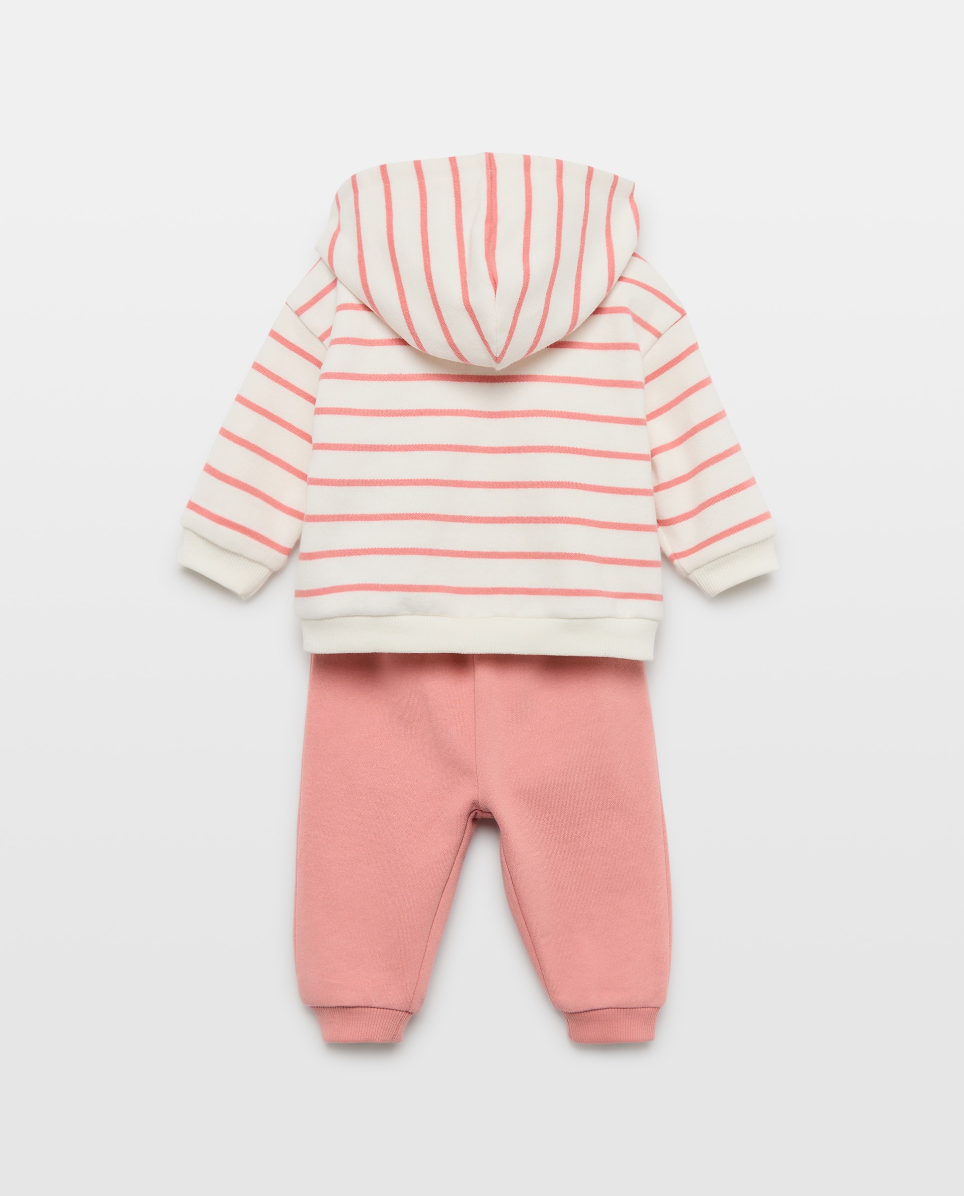 Conjunto de bebés 3 piezas largo con estampado - Baby El Corte Inglés - Rosa Rosa-2