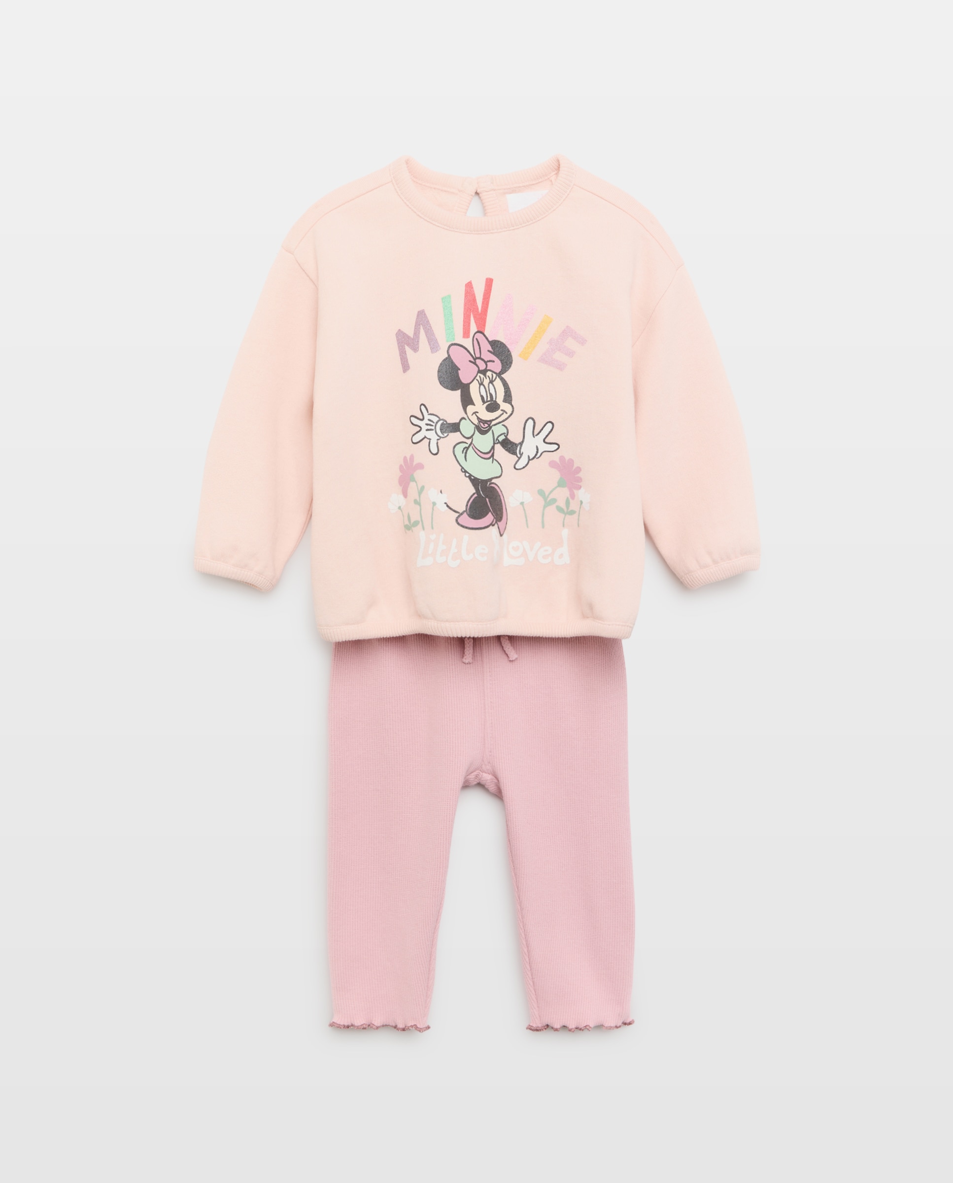 Conjunto de bebé 2 piezas y estampado MINNIE - Baby El Corte Inglés - Rosa Rosa-1