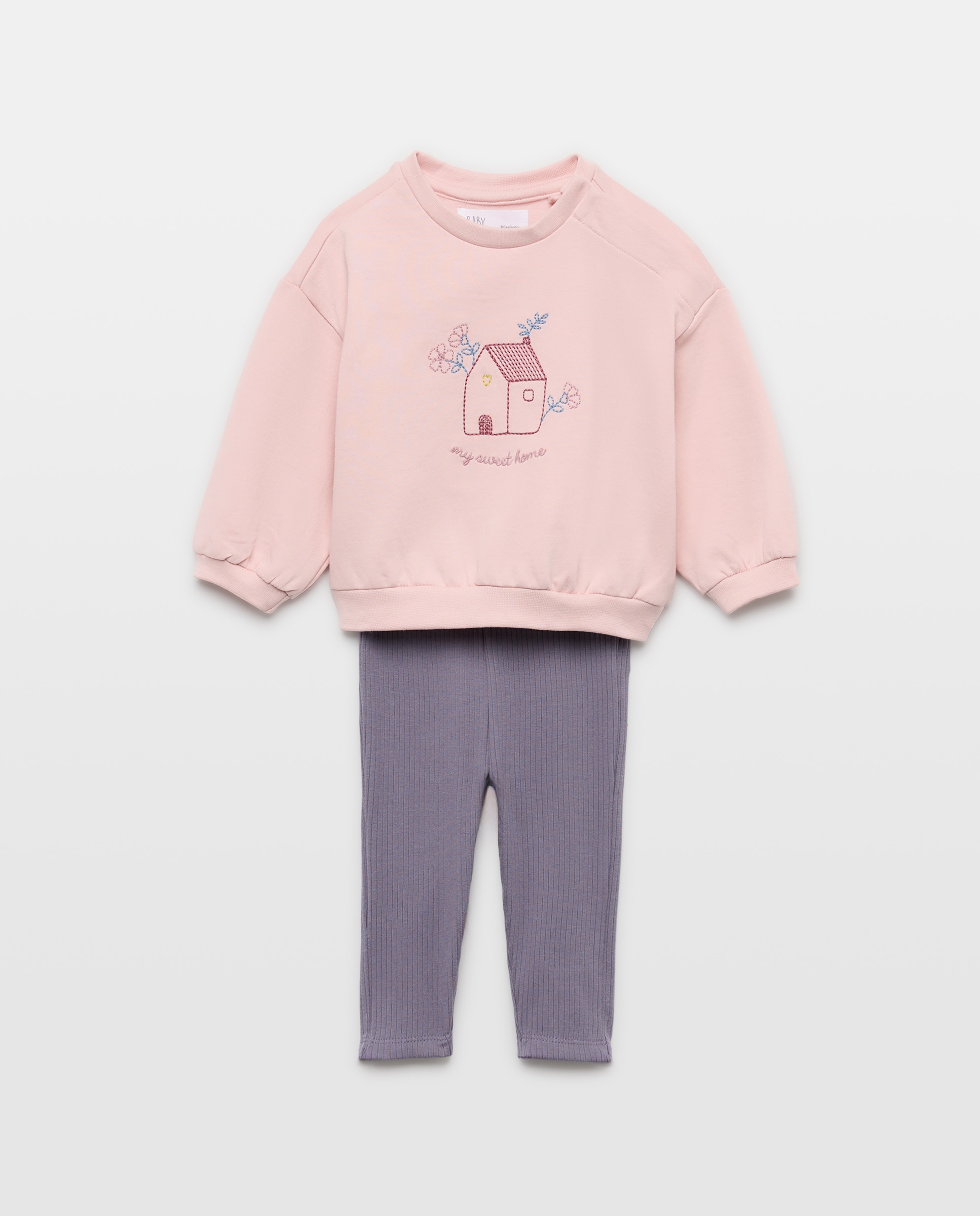 Imagem 0 de Conjunto de Sweatshirt e Leggings de Bebé