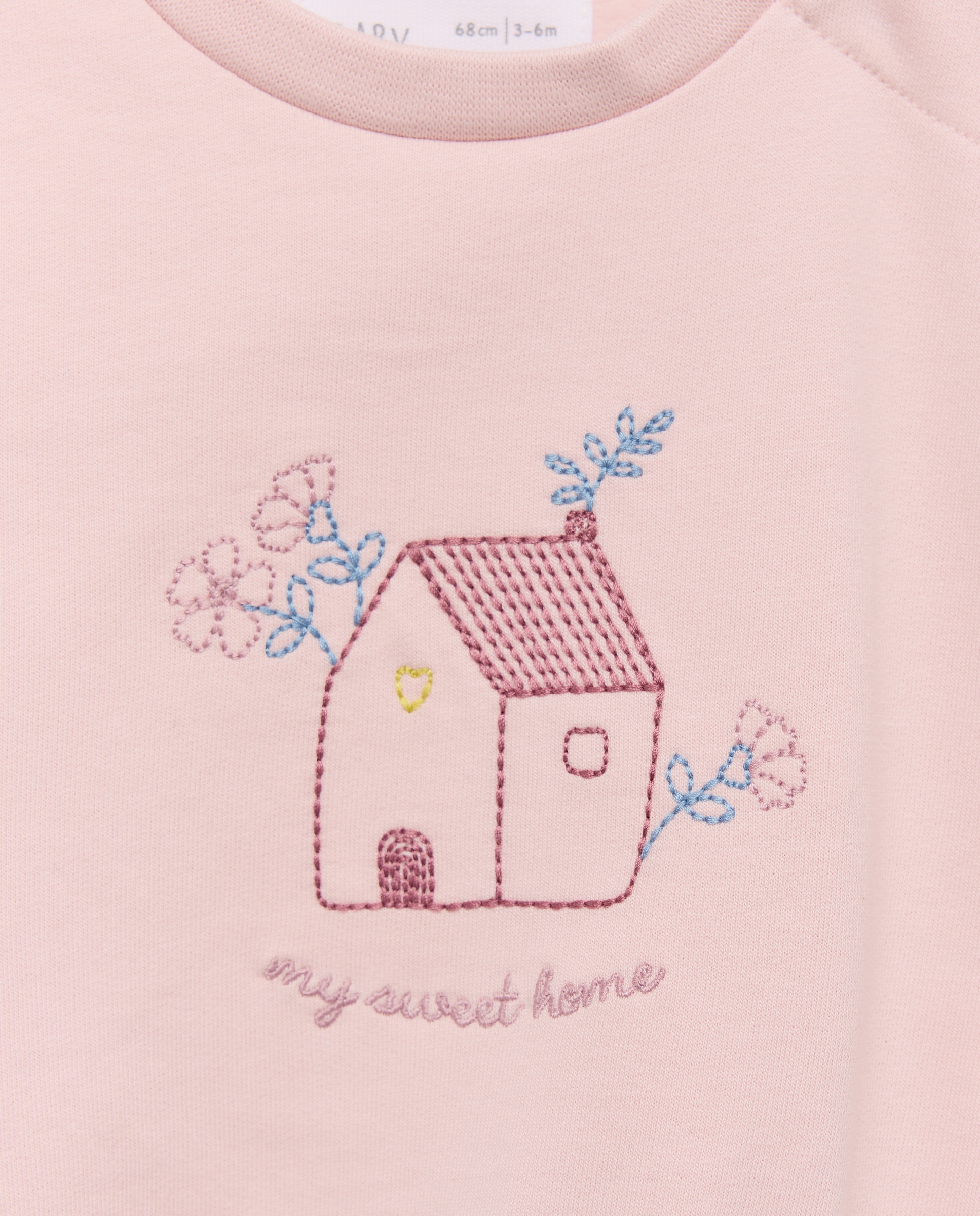 Conjunto de Sweatshirt e Leggings de Bebé Baby El Corte Inglés Rosa-4