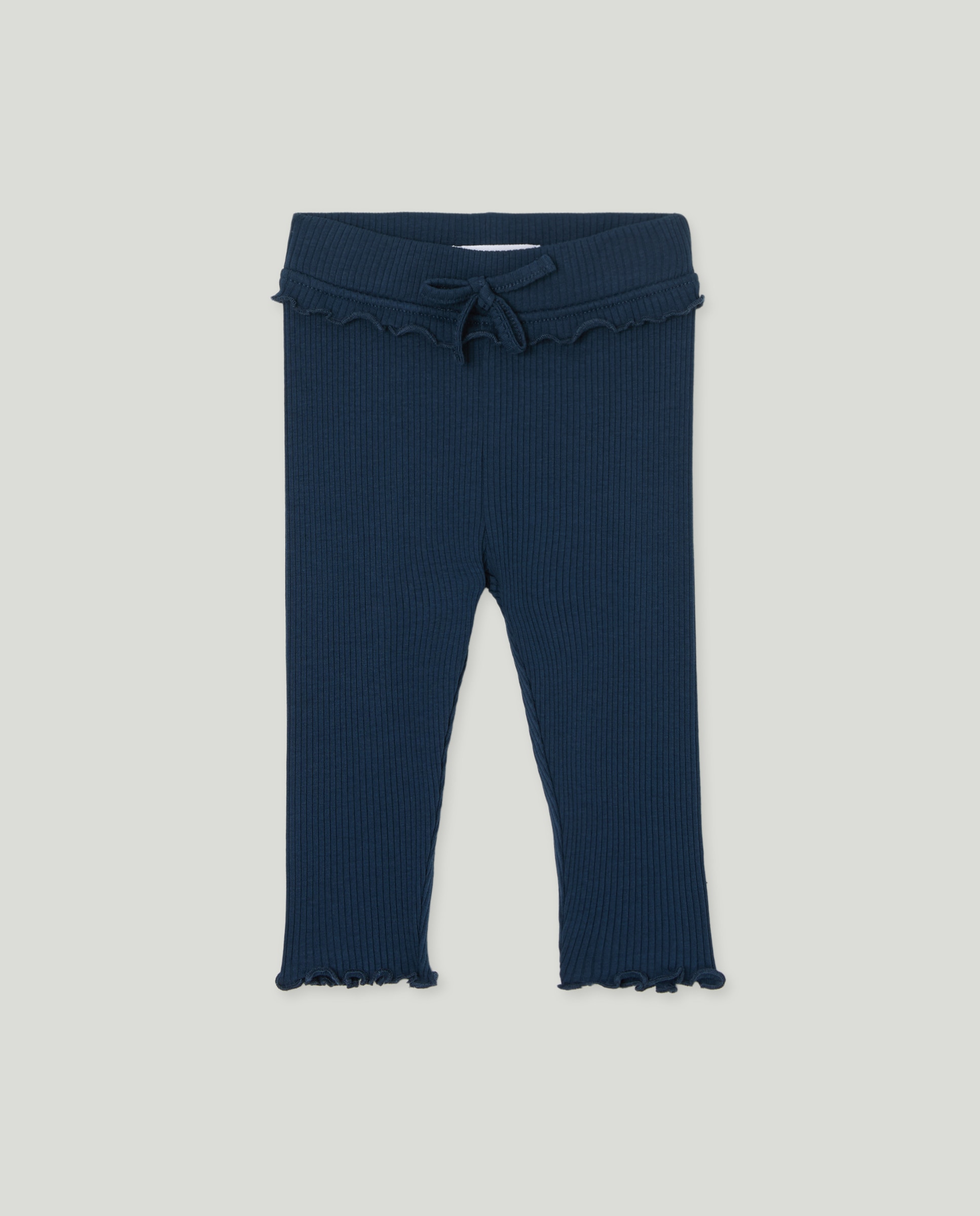 Leggings de Bebé com Debruado Azul-marinho-1