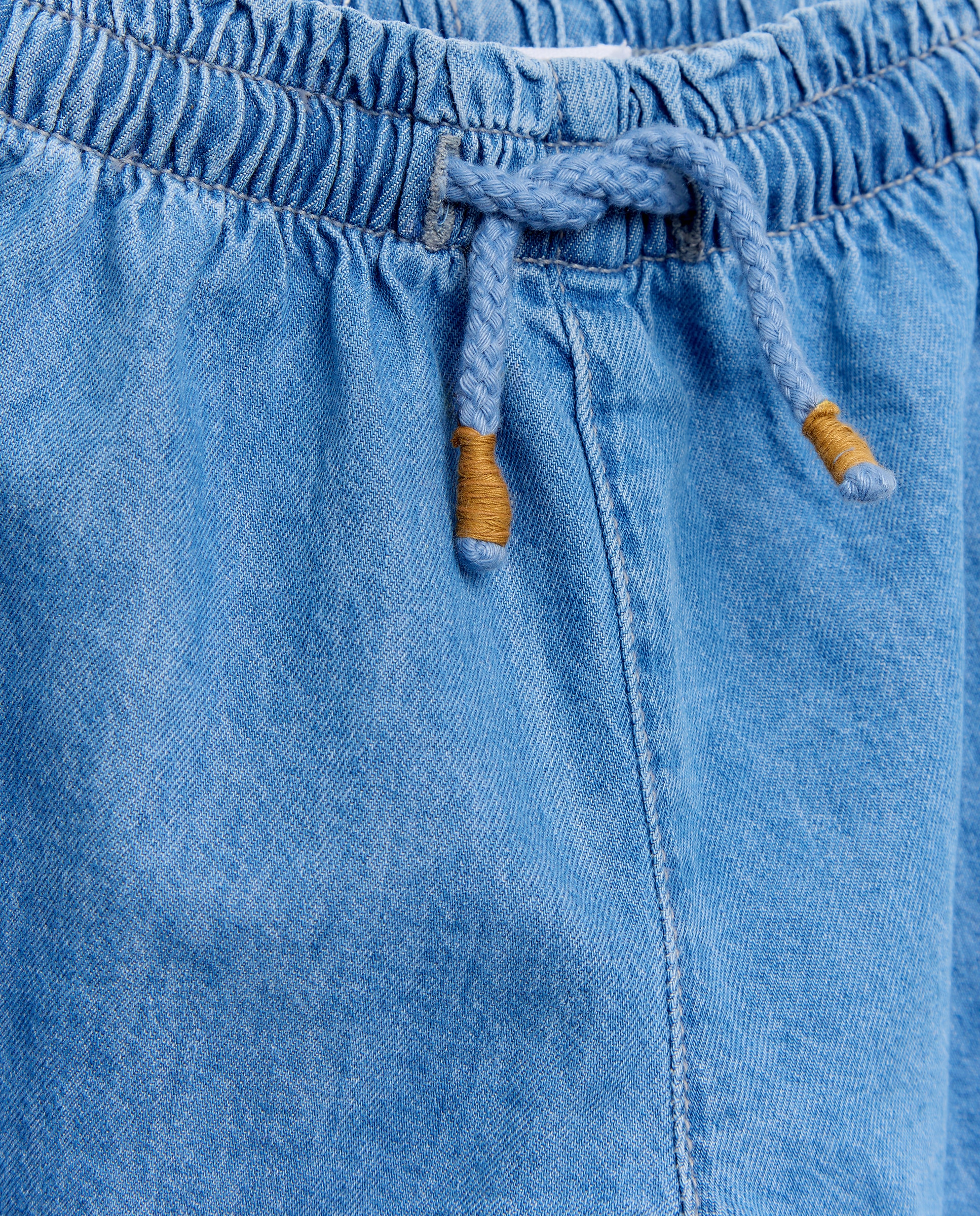 Calças de Bebé Paper Light Denim Baby El Corte Inglés 410 Azul Claro-3