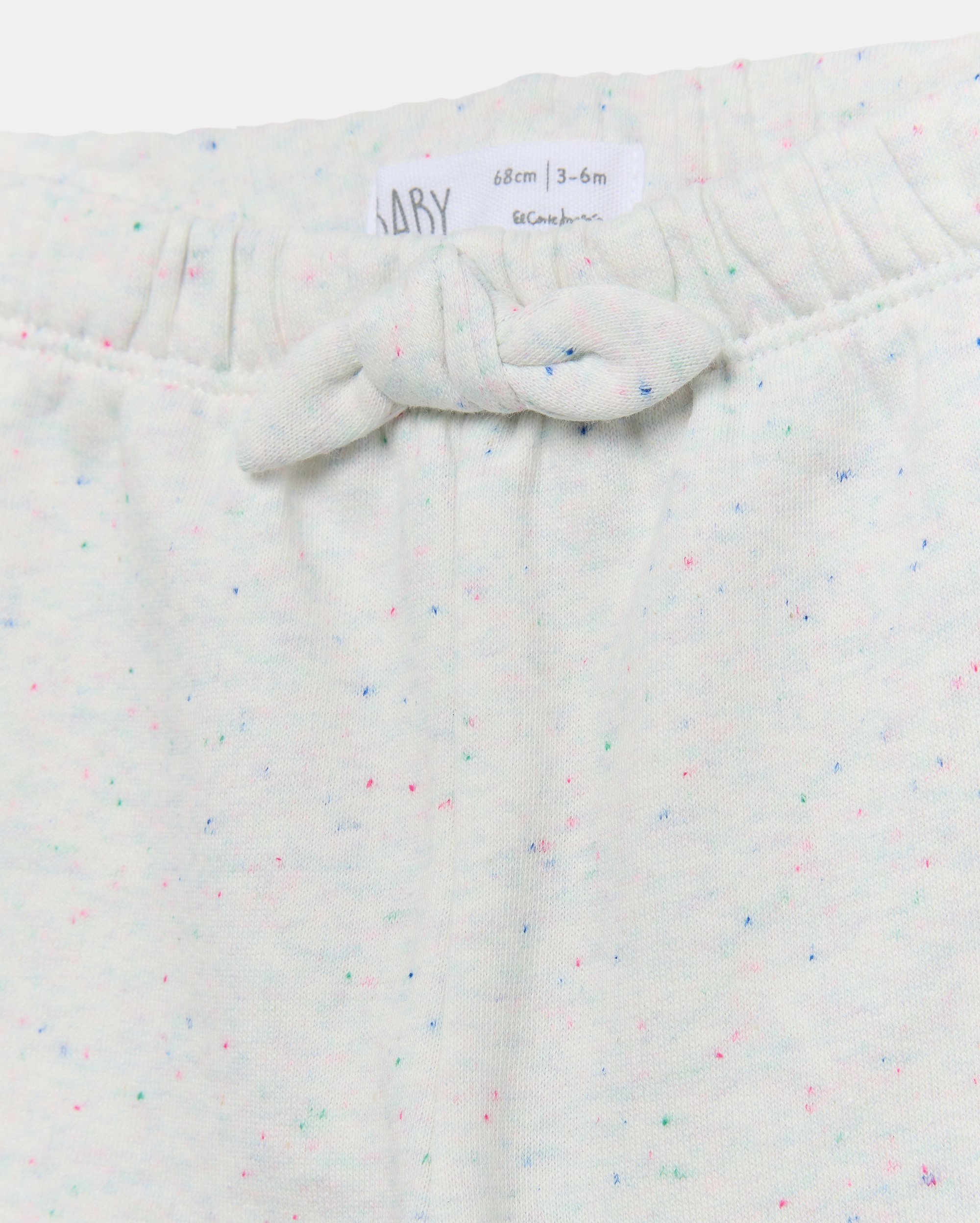 Calças de Felpa Lisa de Bebé com Laço com Adorno Baby El Corte Inglés Multicolor-3