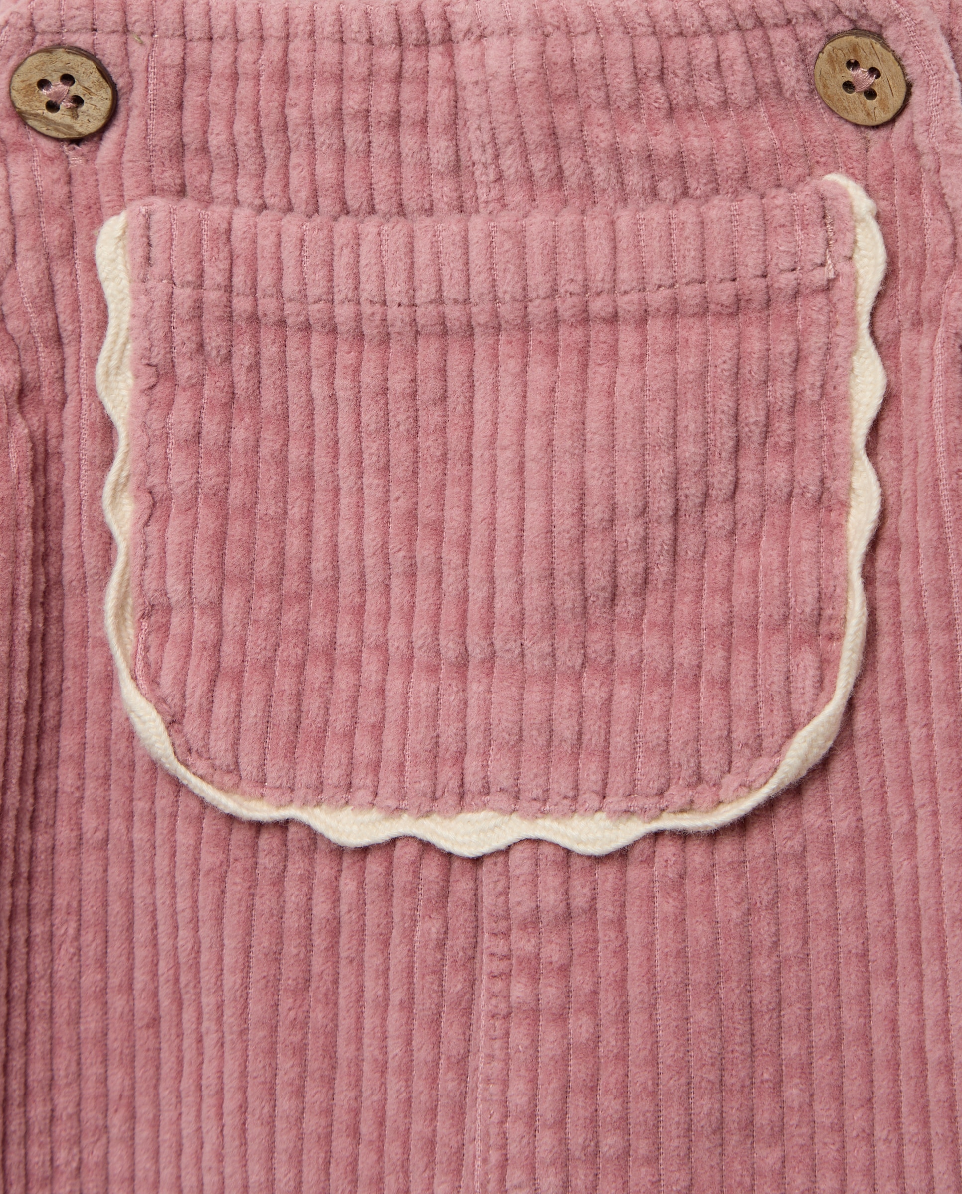 Imagen 3 de Peto pana lisa con tirante bordado seersucker de bebé - Baby El Corte Inglés - 200 Rosa 200 Rosa