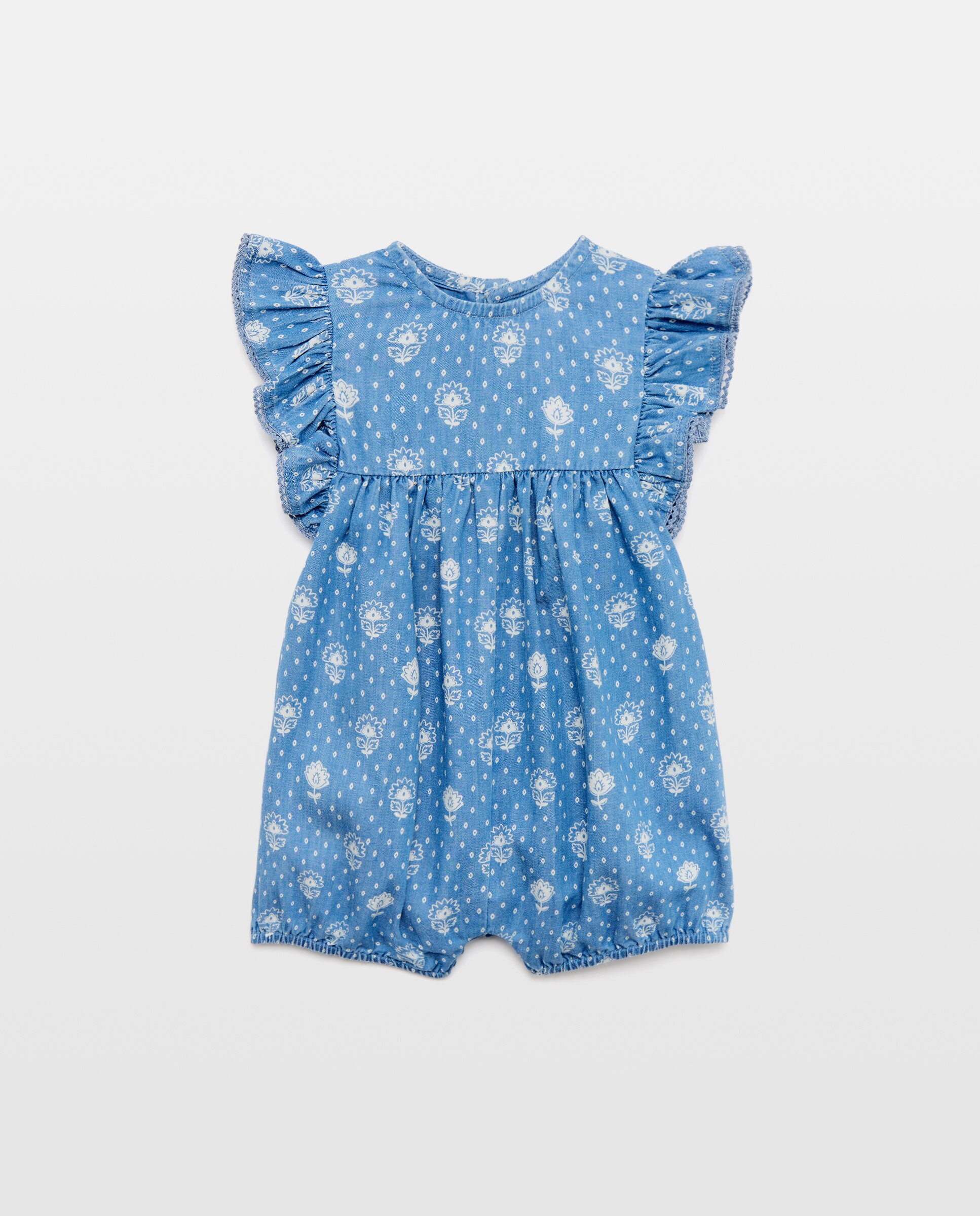 Imagem 0 de Babygrow de Bebé em Tecido Chambray com All Over Print