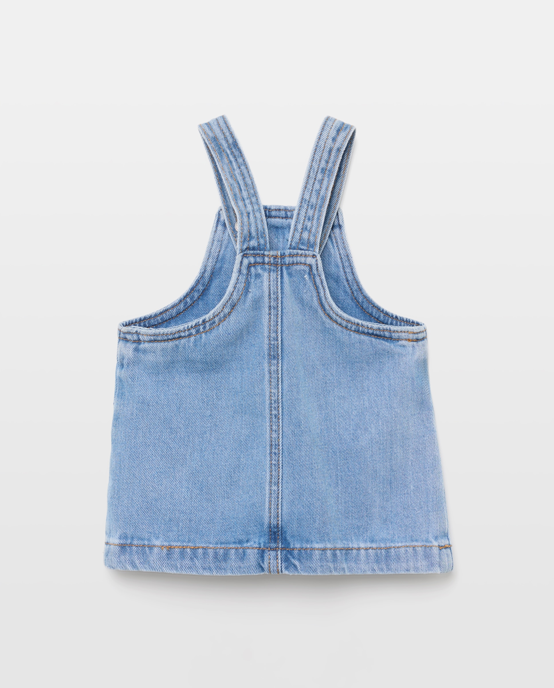 Pichi denim liso de bebé niña - Baby El Corte Inglés - 400 Azul 400 Azul-2