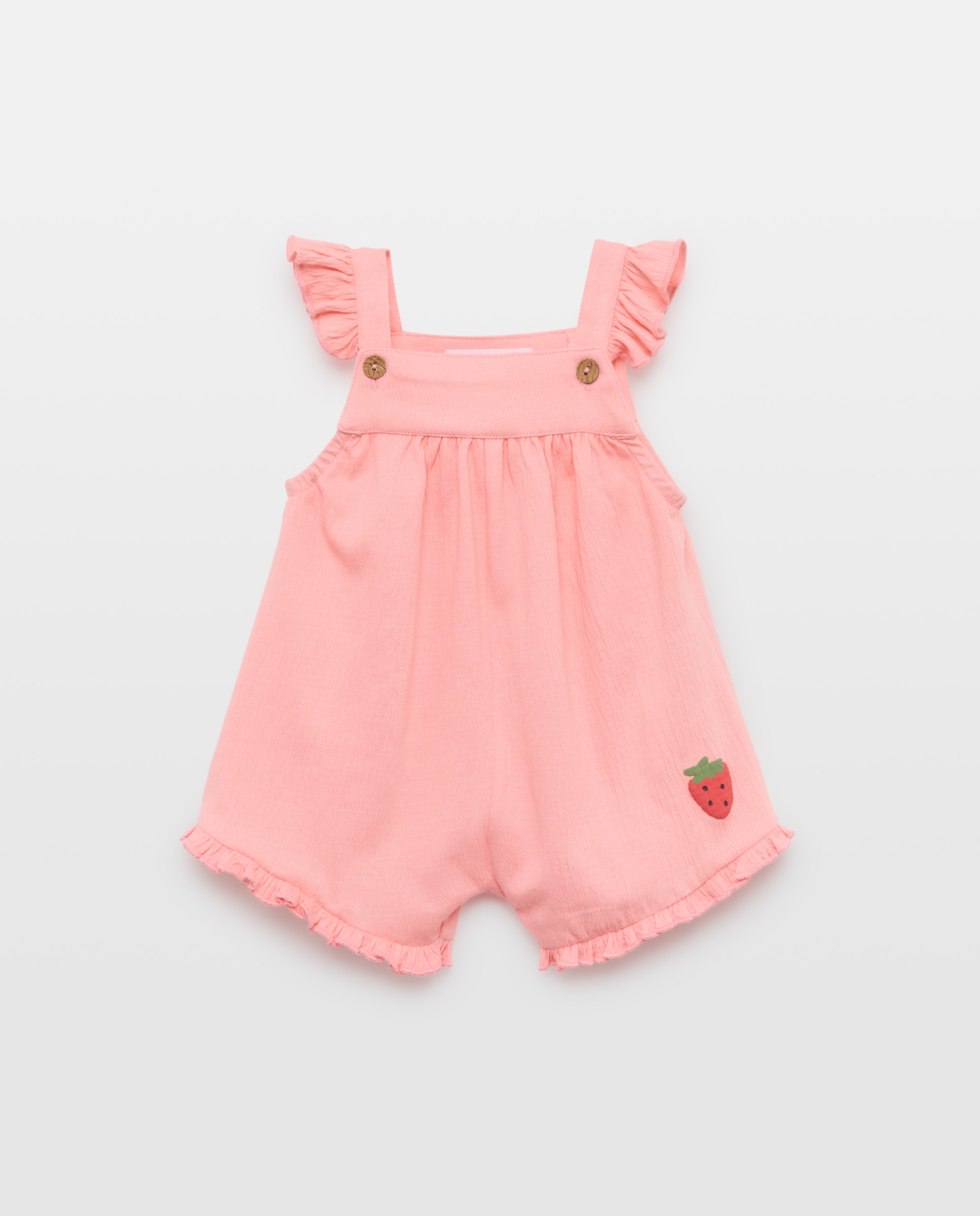 Macacão Curto de Bebé Baby El Corte Inglés 200 Rosa-1
