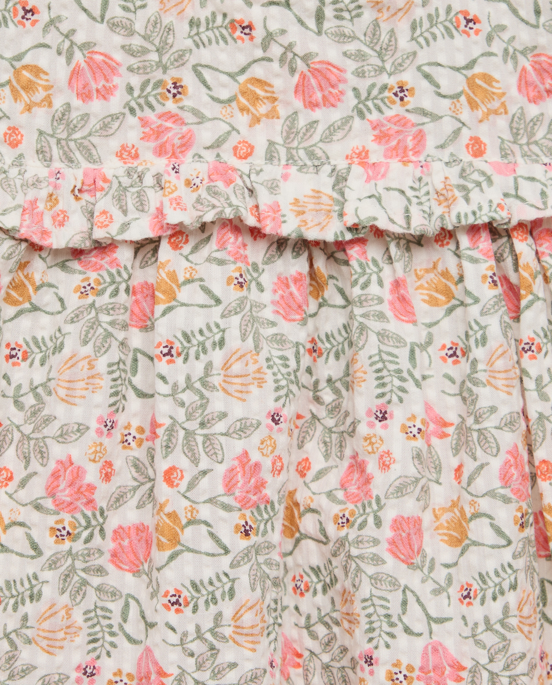 Vestido de Bebé sem Mangas e com Cueca Rosa-3