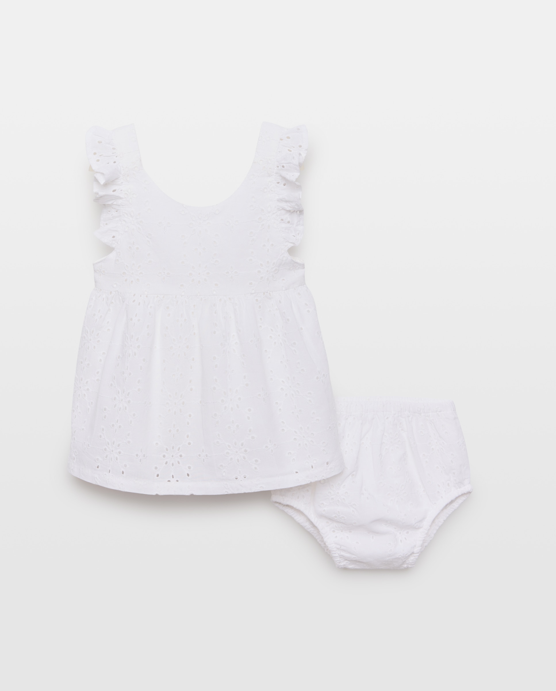 Imagem 0 de Vestido de Bebé sem Mangas e Perfurado